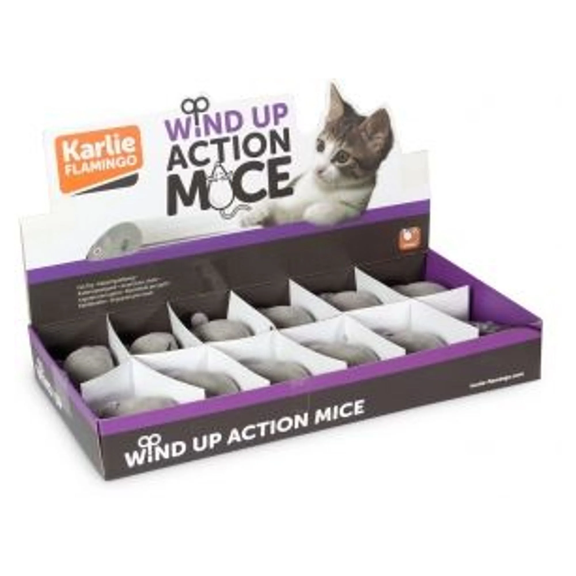 Karlie Kurmalı Fare Kedi Oyuncağı 5 CM