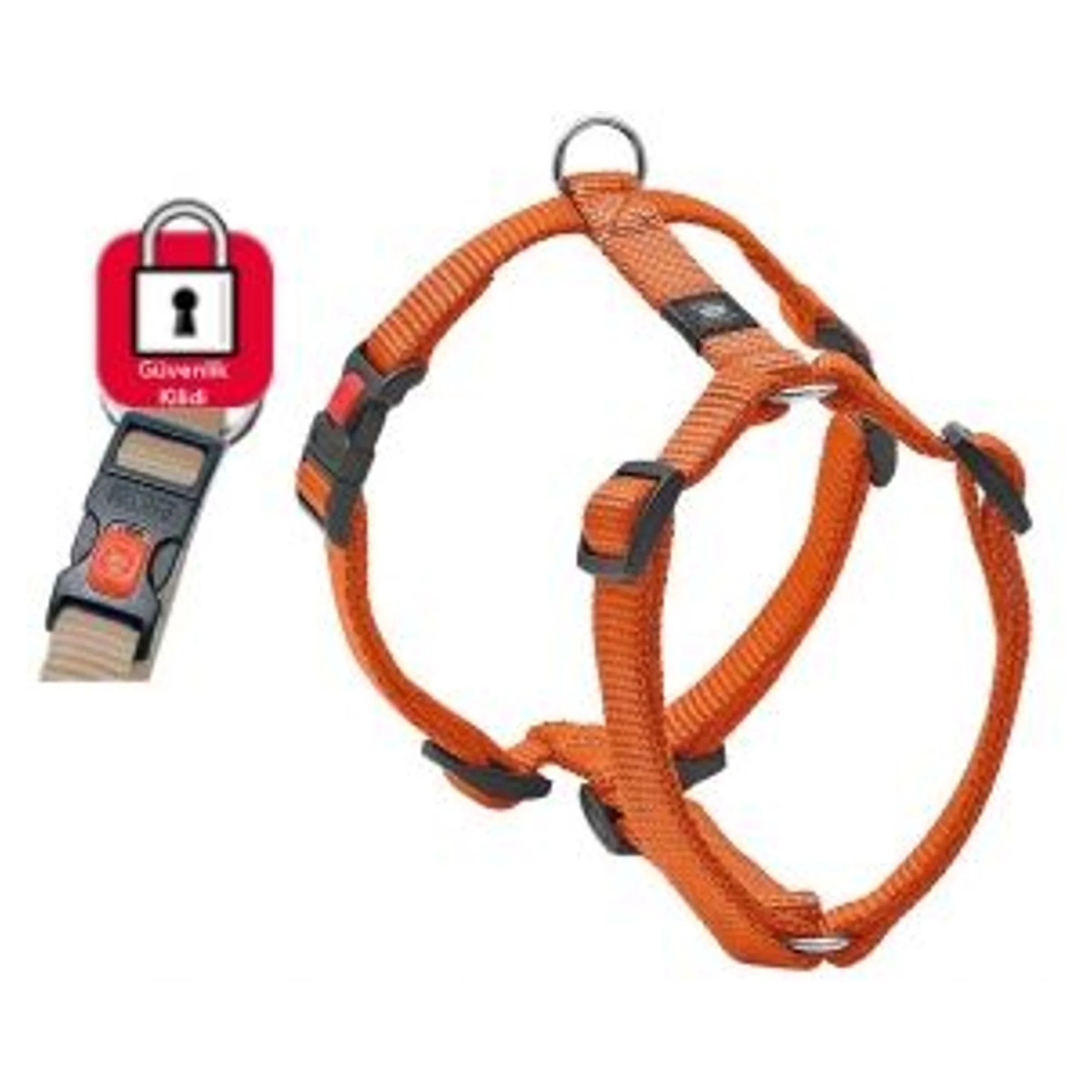 Karlie Bandanalı Kırmızı Köpek Boyun Tasması 25-40 CM