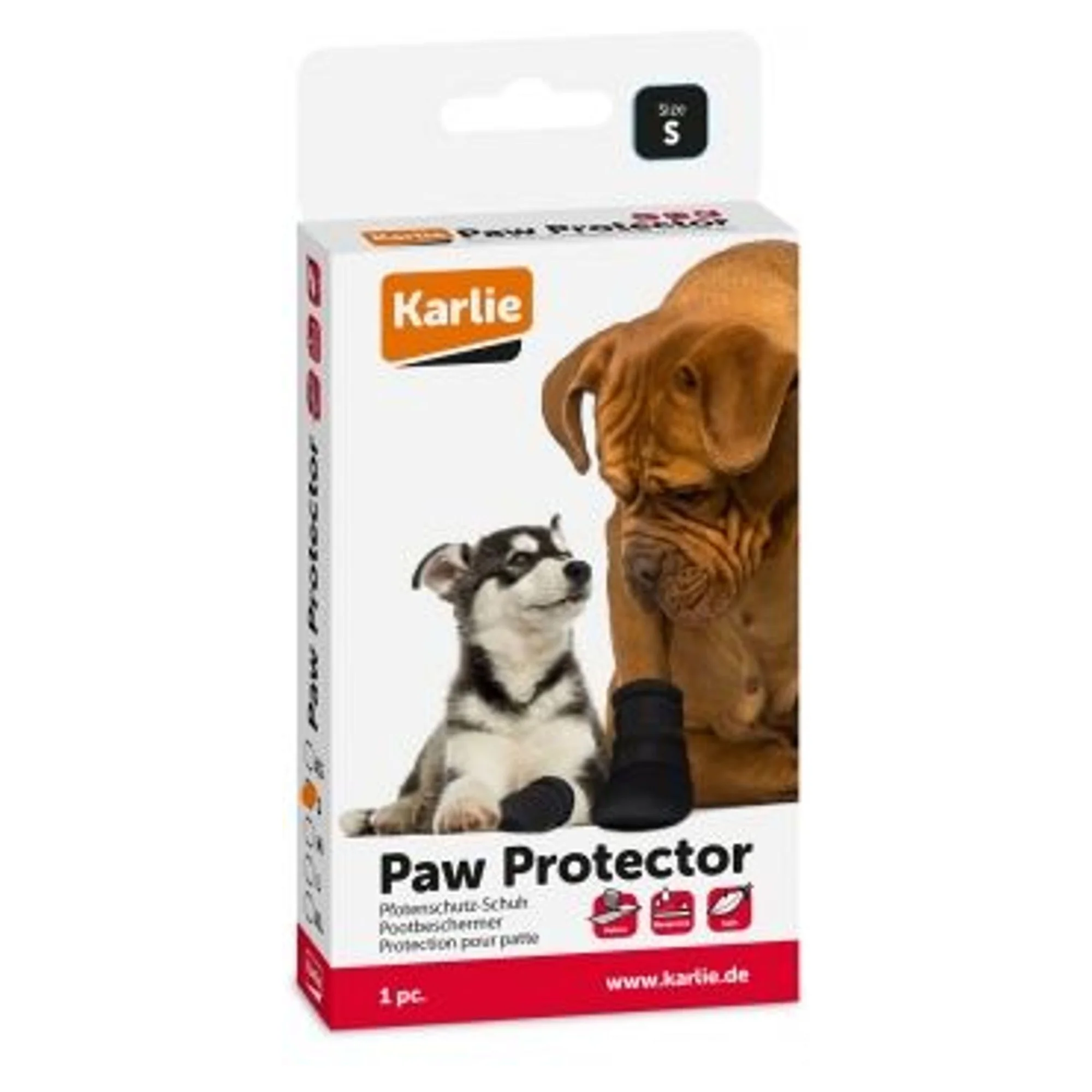 Karlie Siyah Köpek Pati Koruyucu