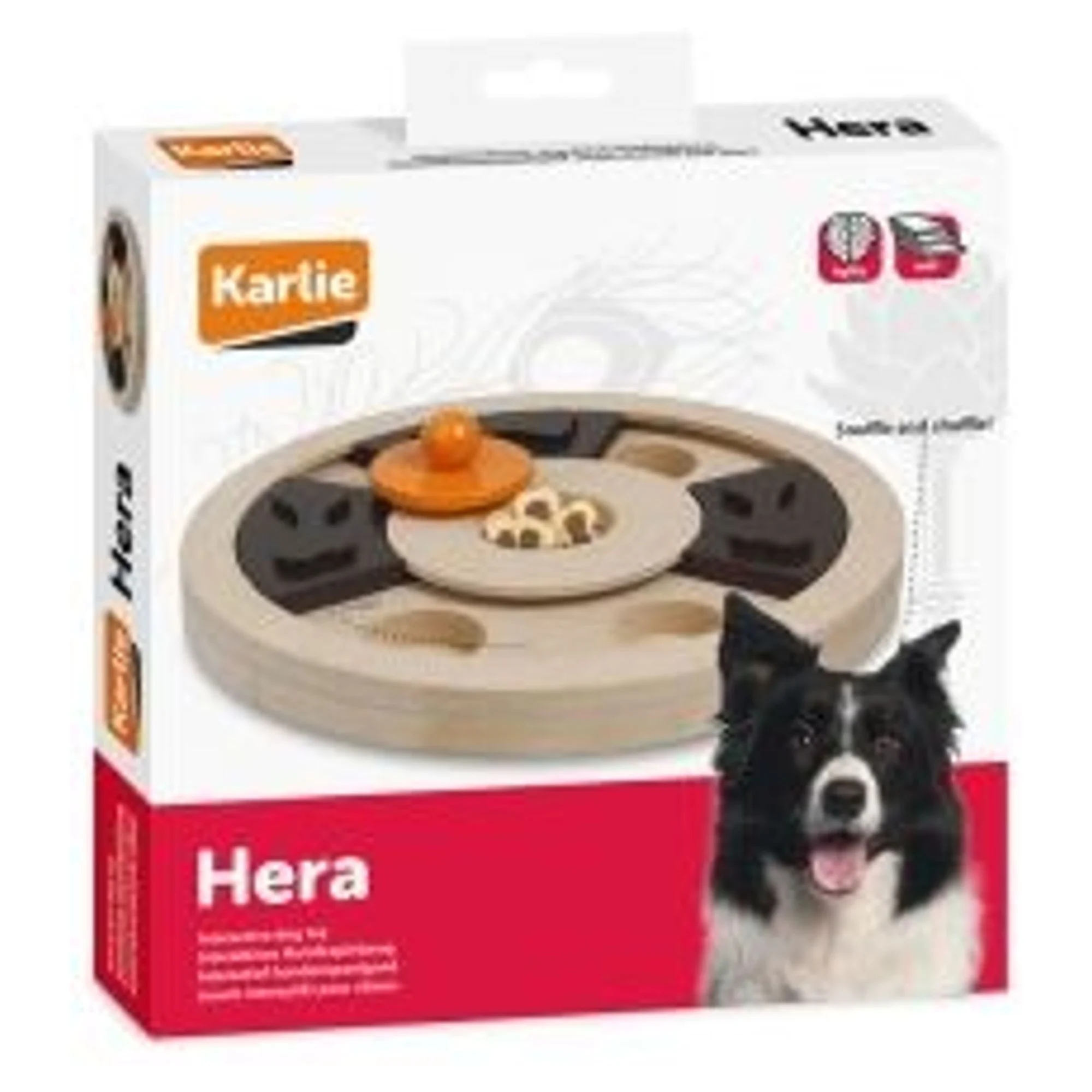 Karlie Hera Ahşap Zeka Oyuncağı Köpekler İçin 25x25x2.5 CM