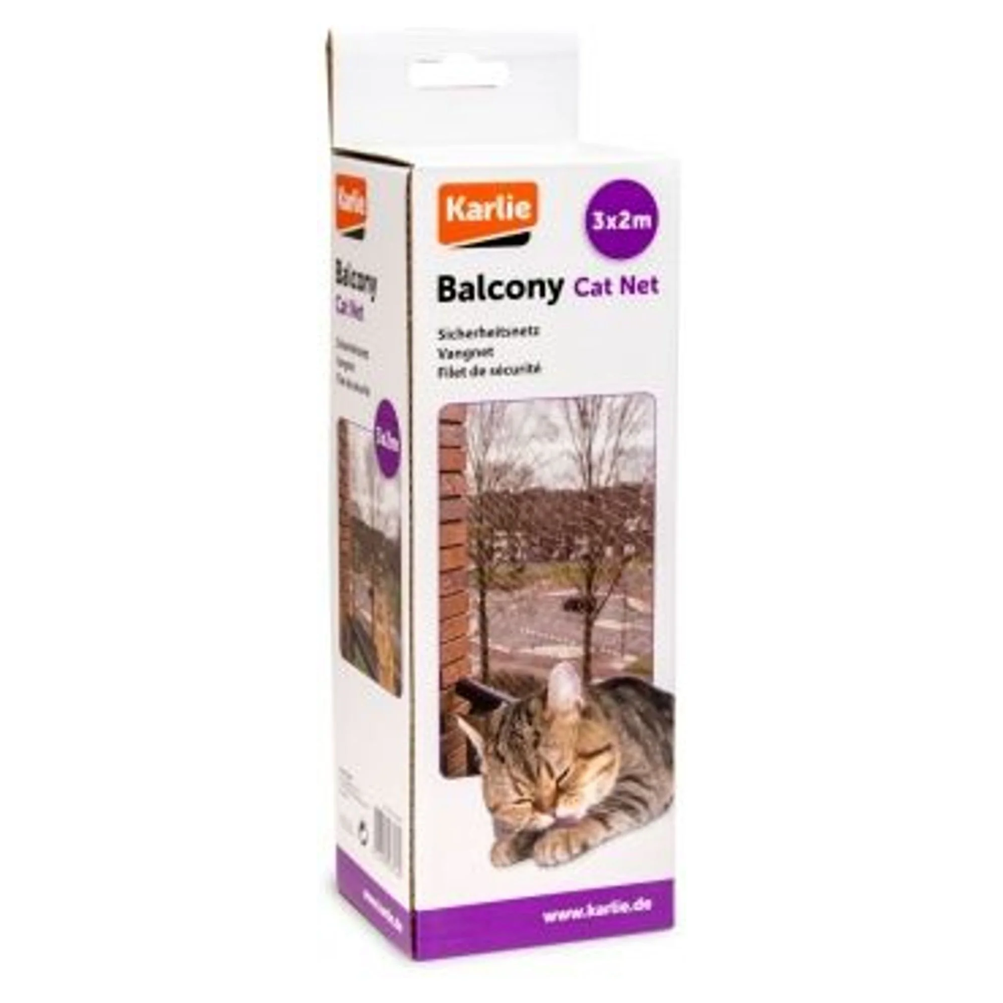 Karlie Kedi İçin Balkon Ağı 3M x 2M