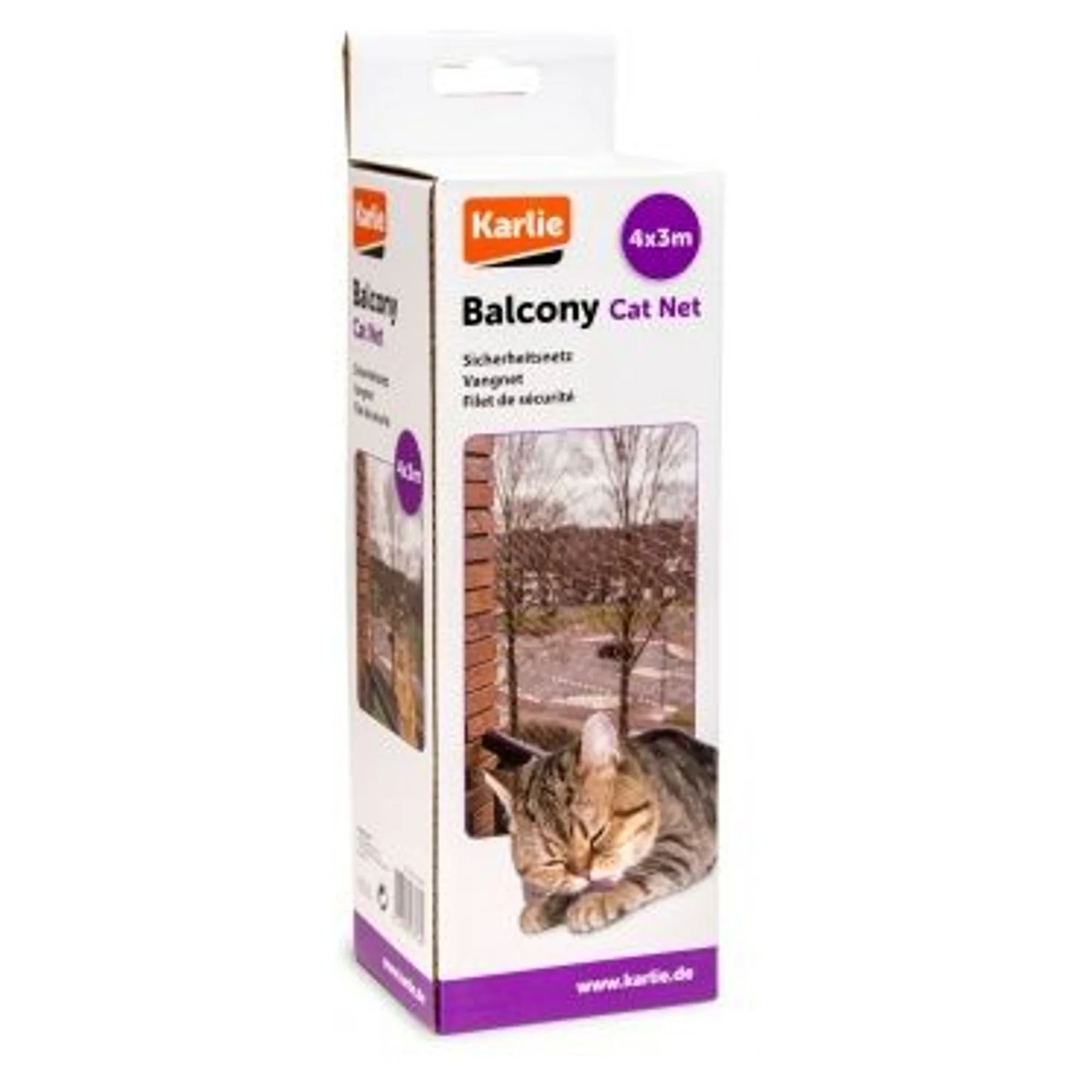 Karlie Kedi İçin Balkon Ağı 4M x 3M