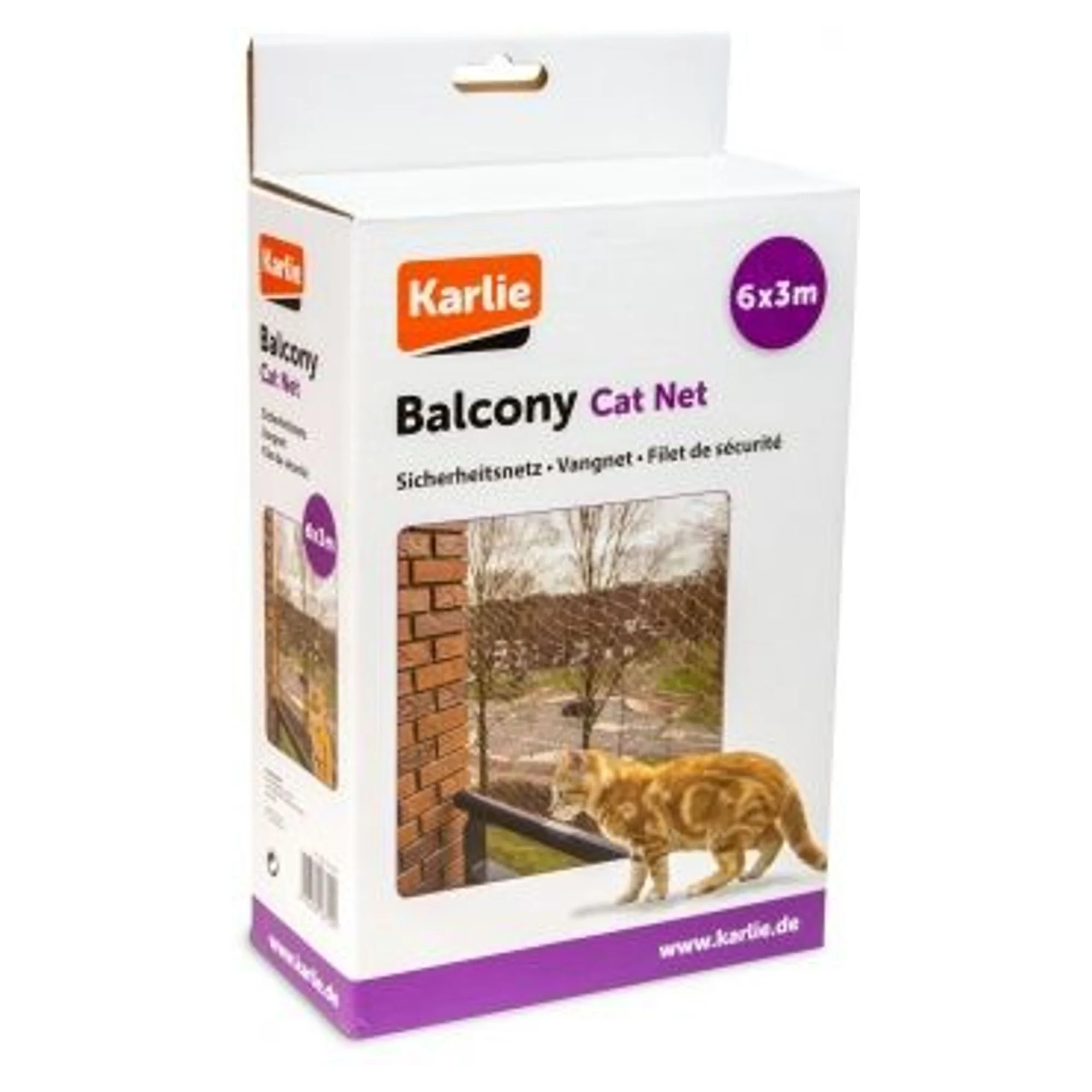 Karlie Kedi İçin Balkon Ağı 6m x 3m