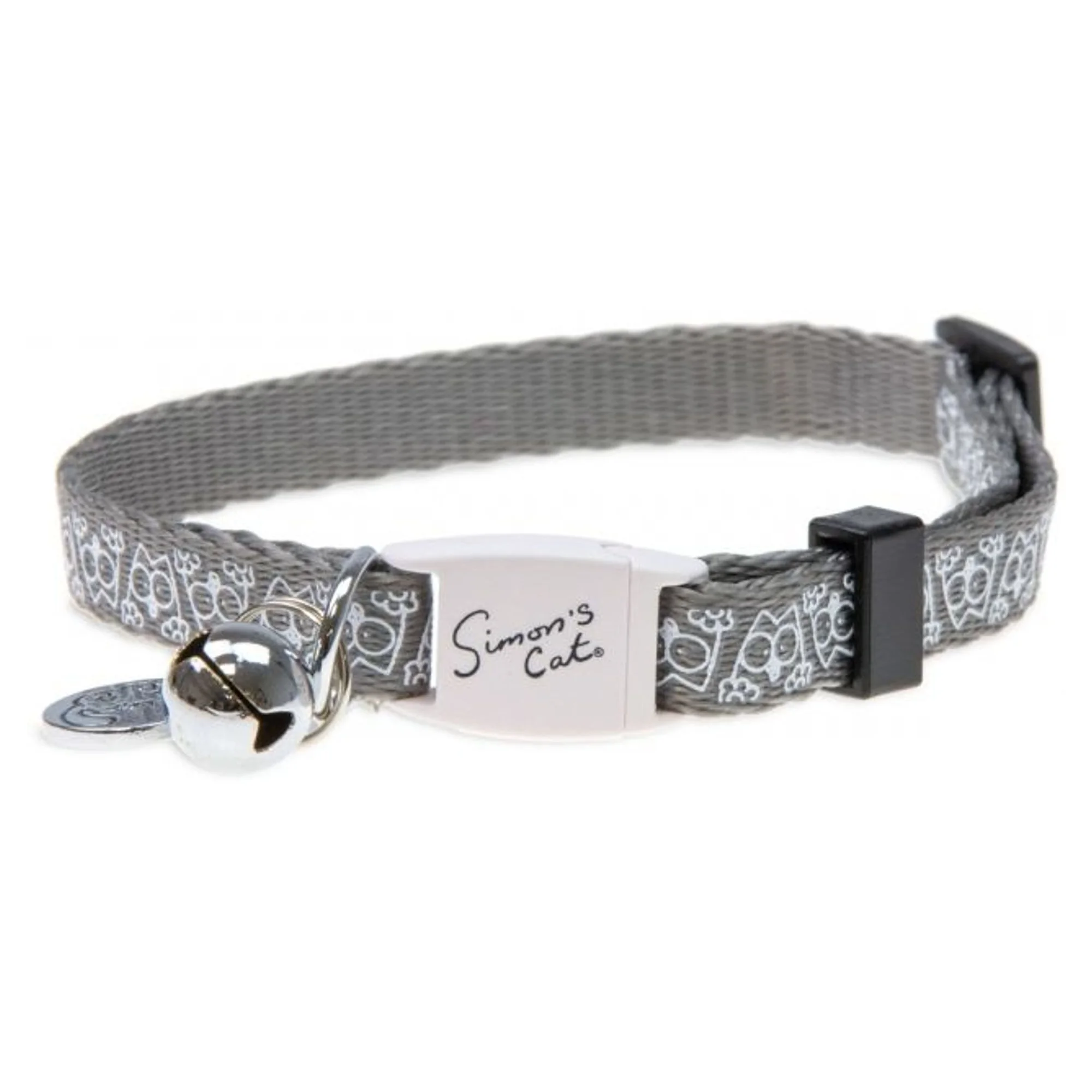 Karlie Simon's Cat Gri Kedi Tasması 30 CM x 10 MM