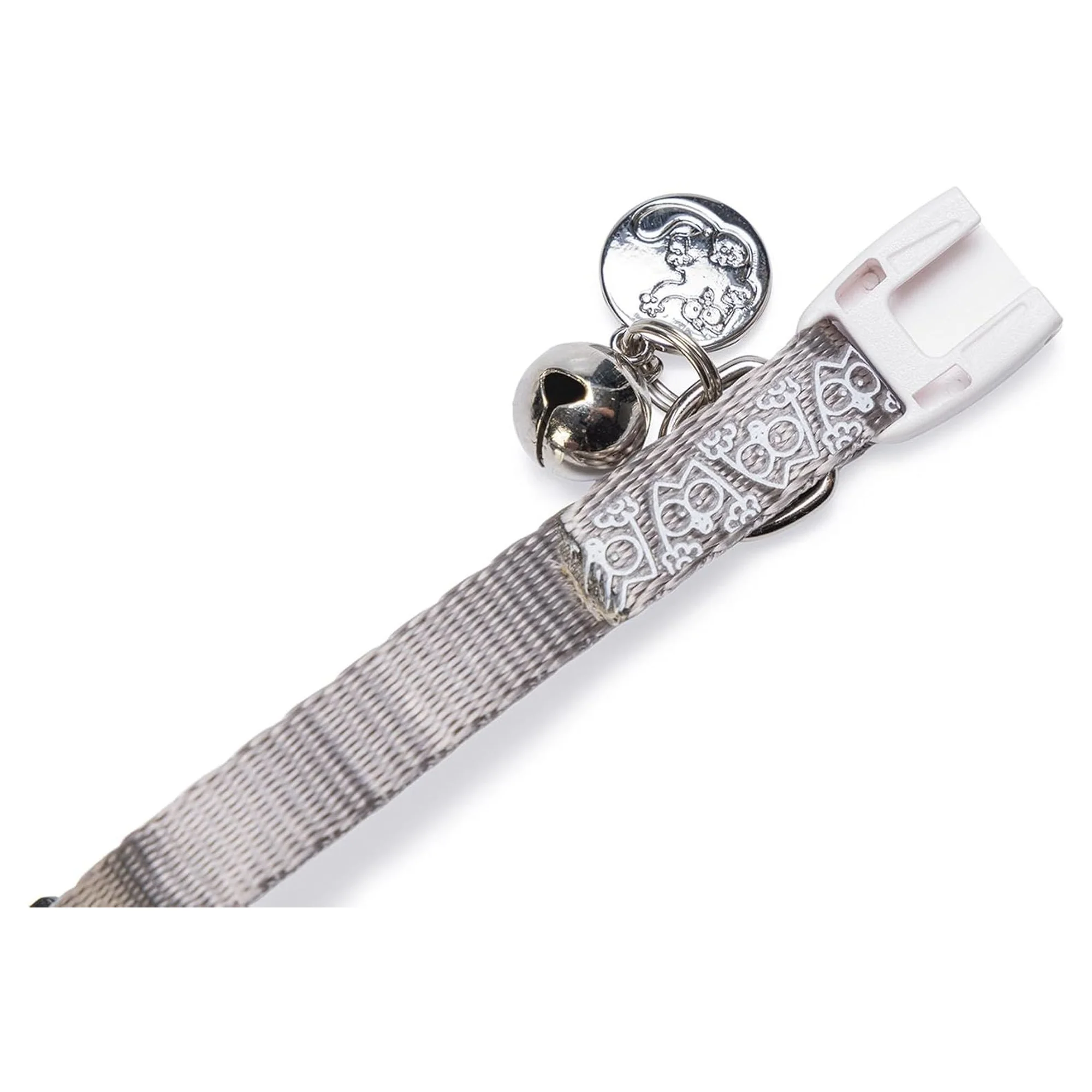 Karlie Simon's Cat Gri Kedi Tasması 30 CM x 10 MM — Tasmalar, 60 g — Görsel 4