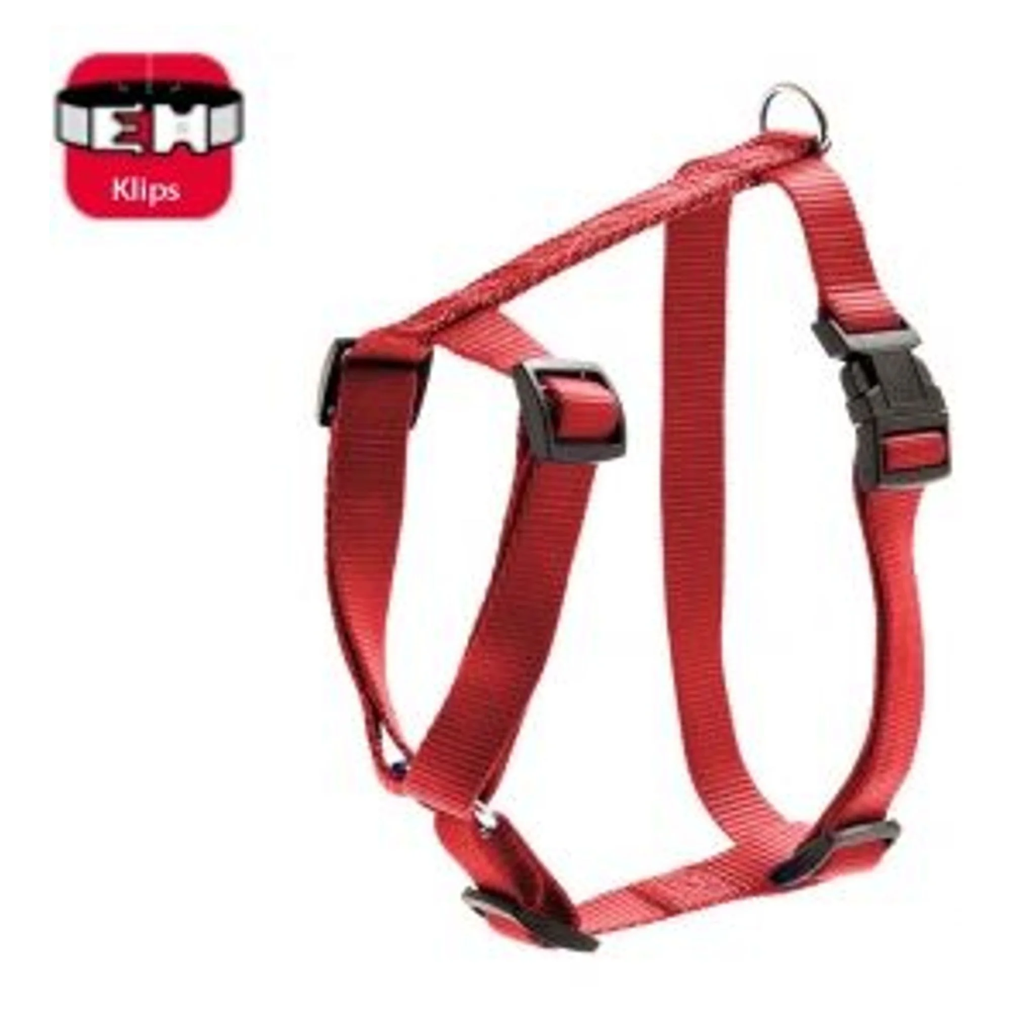 Karlie Basic Kırmızı Küçük Boy Köpek Göğüs Tasması 35-50 CM