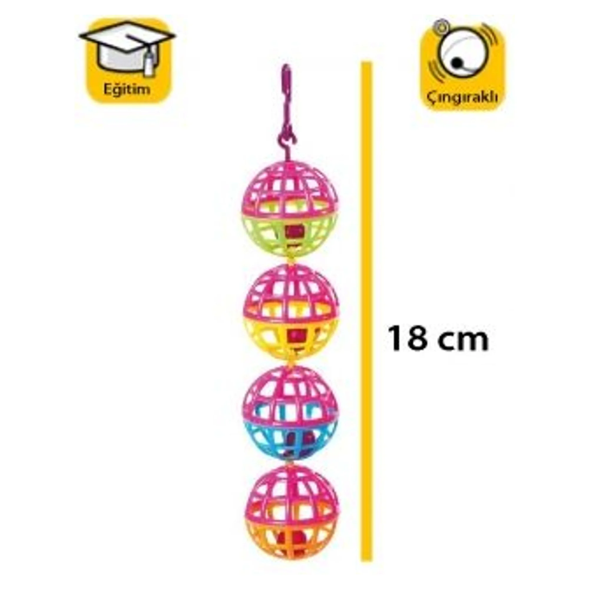 Karlie Plastik Kuş Oyuncağı 18 CM