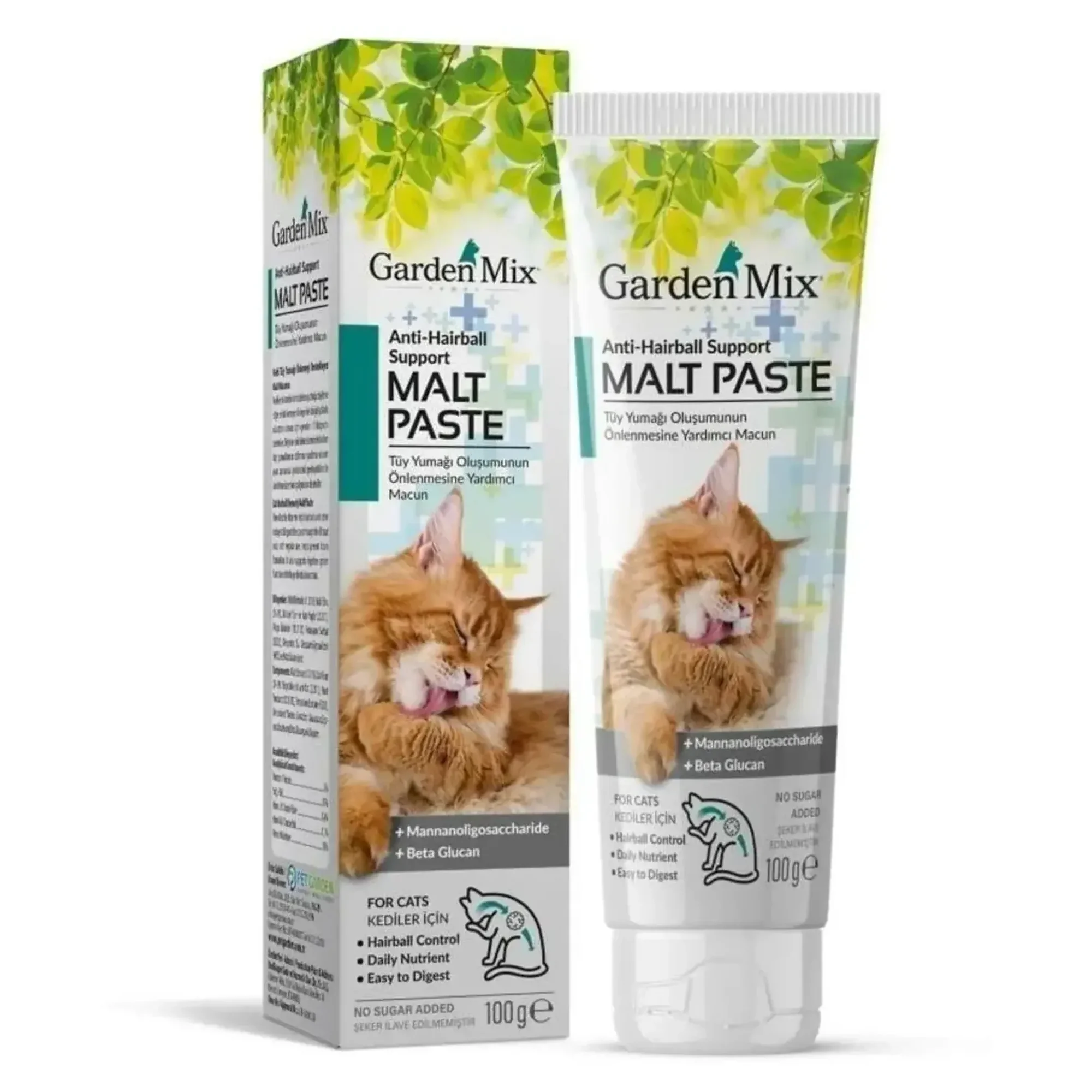 Garden Mix Garden Mix Anti Hairball Tüy Topu Önleciyi Kedi Malt Macunu 100 G