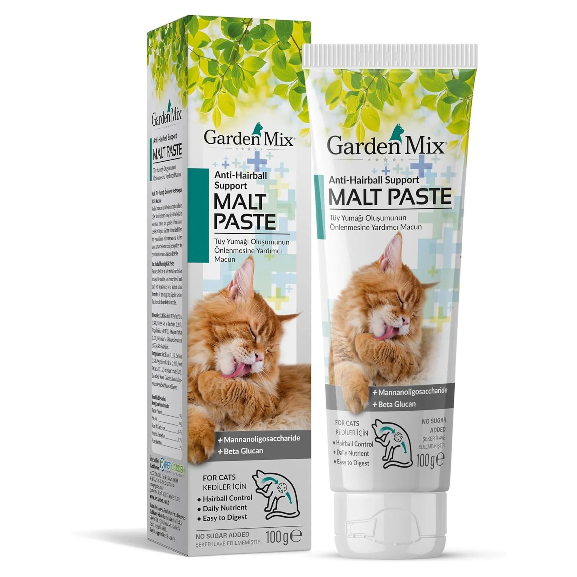 Garden Mix Anti Hairball Tüy Topu Önleciyi Kedi Malt Macunu 100 G