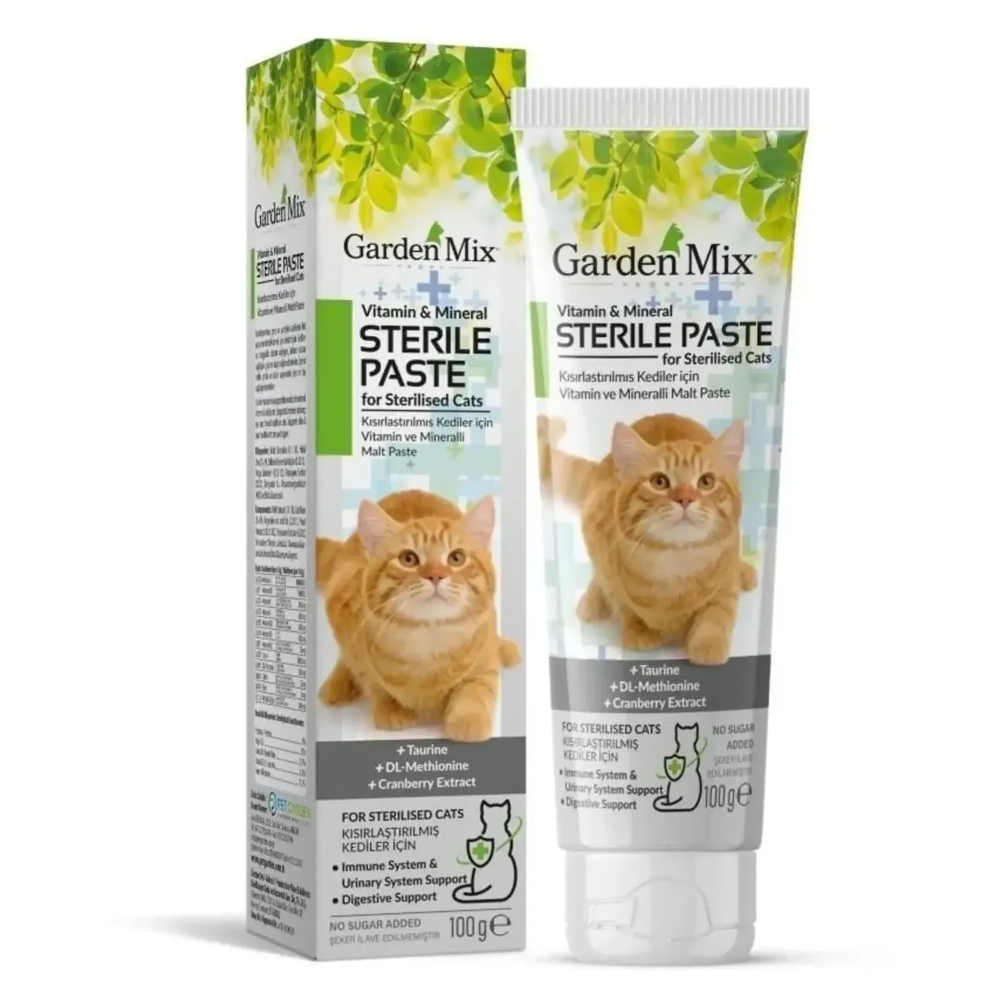 Garden Mix Garden Mix Multivitaminli Kısırlaştırılmış Kedi Macunu 100 G
