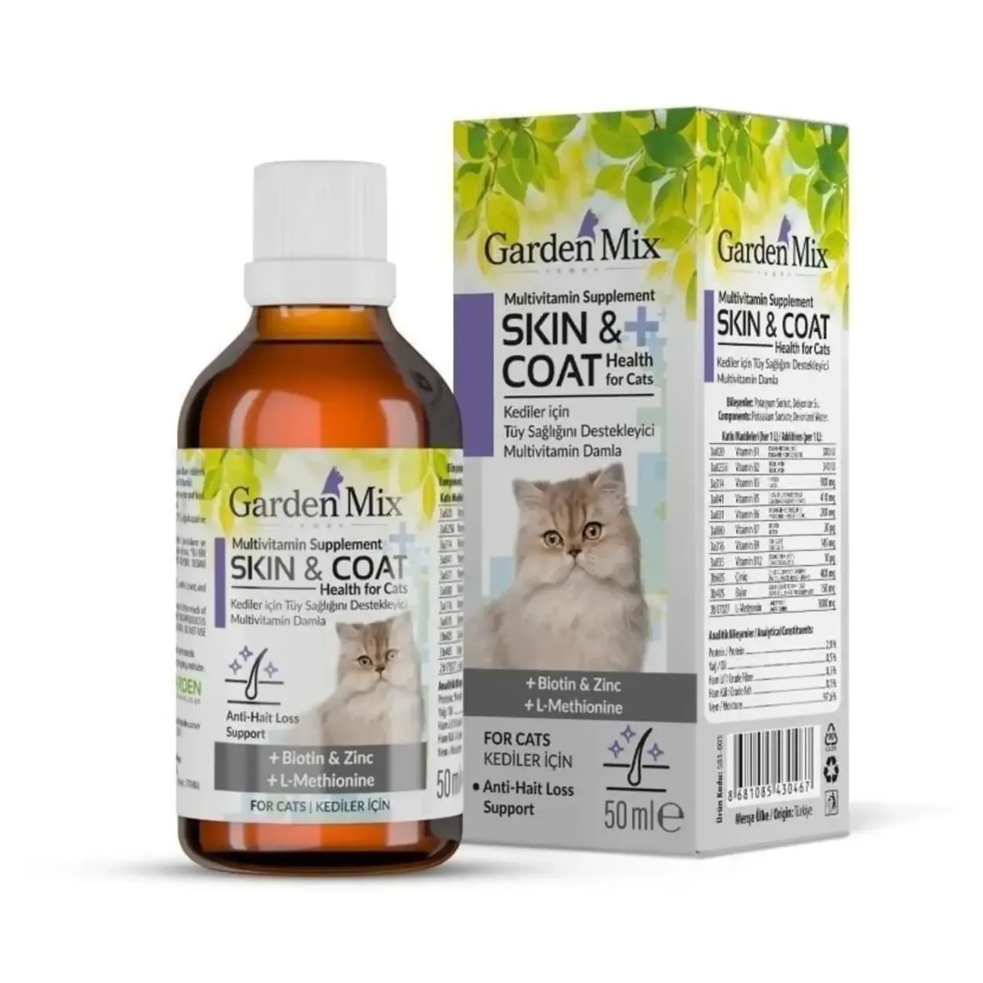 Garden Mix Garden Mix Kedi Tüy Sağlığı Damlası 50 mL