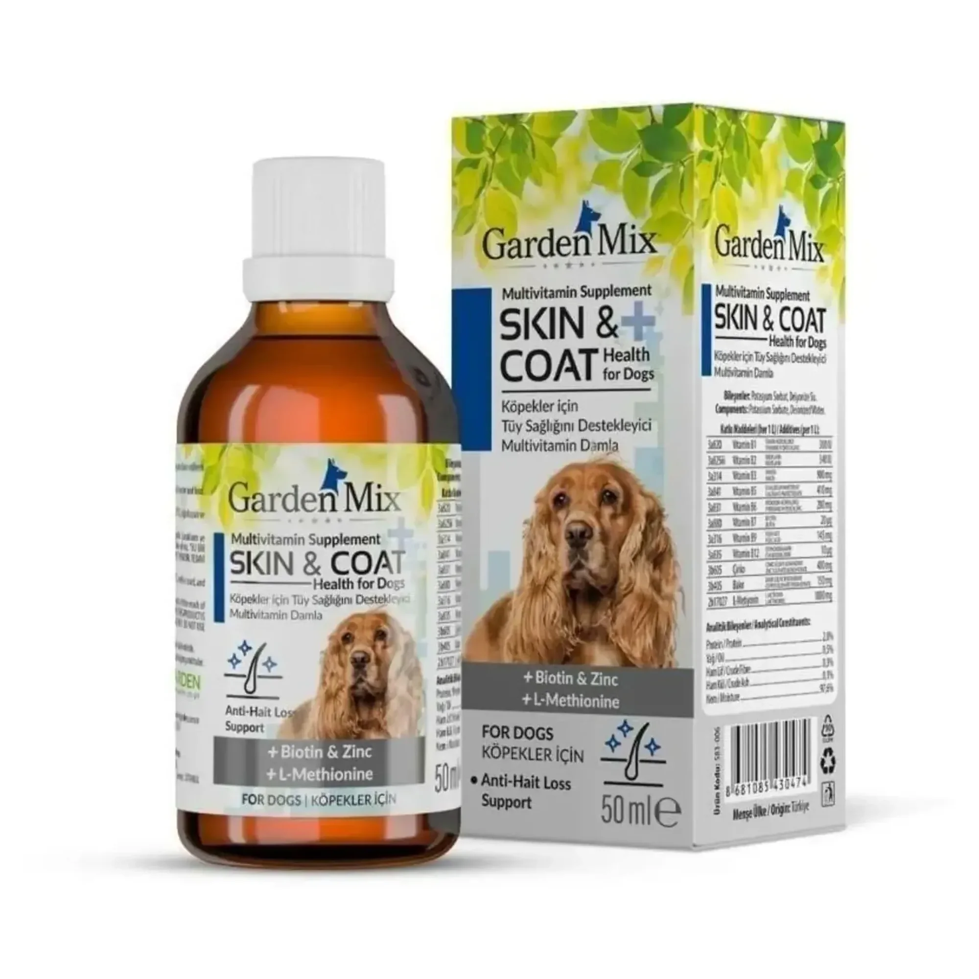 Garden Mix Garden Mix Köpek Tüy Sağlığı Damlası 50 mL