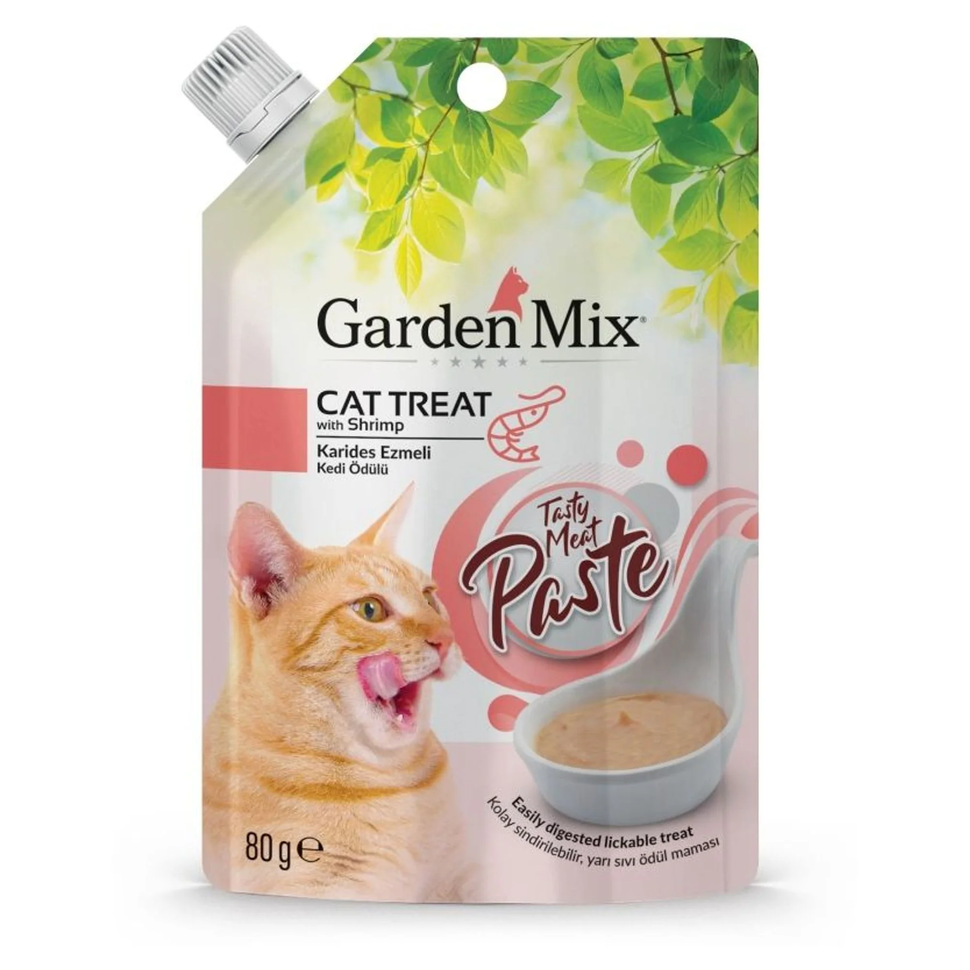 Garden Mix Garden Mix Tavuk ve Karides Ezmeli Kedi Ödülü 80 G