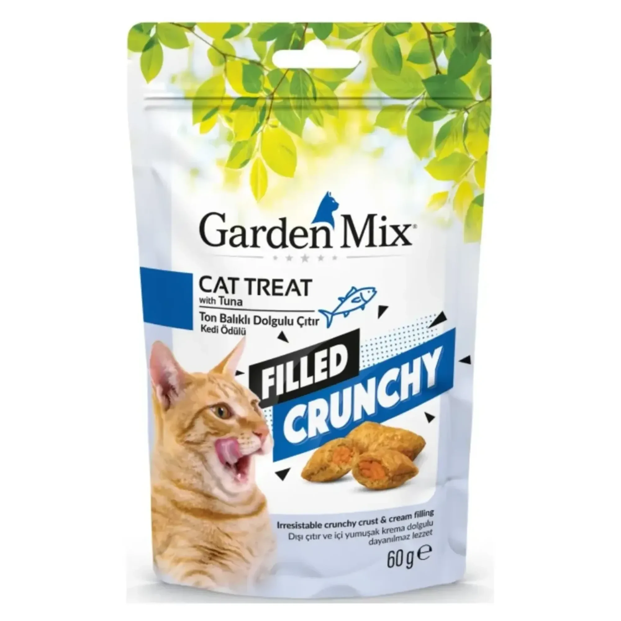 Garden Mix Garden Mix Ton Balıklı İçi Dolgulu Kedi Ödülü 60 G