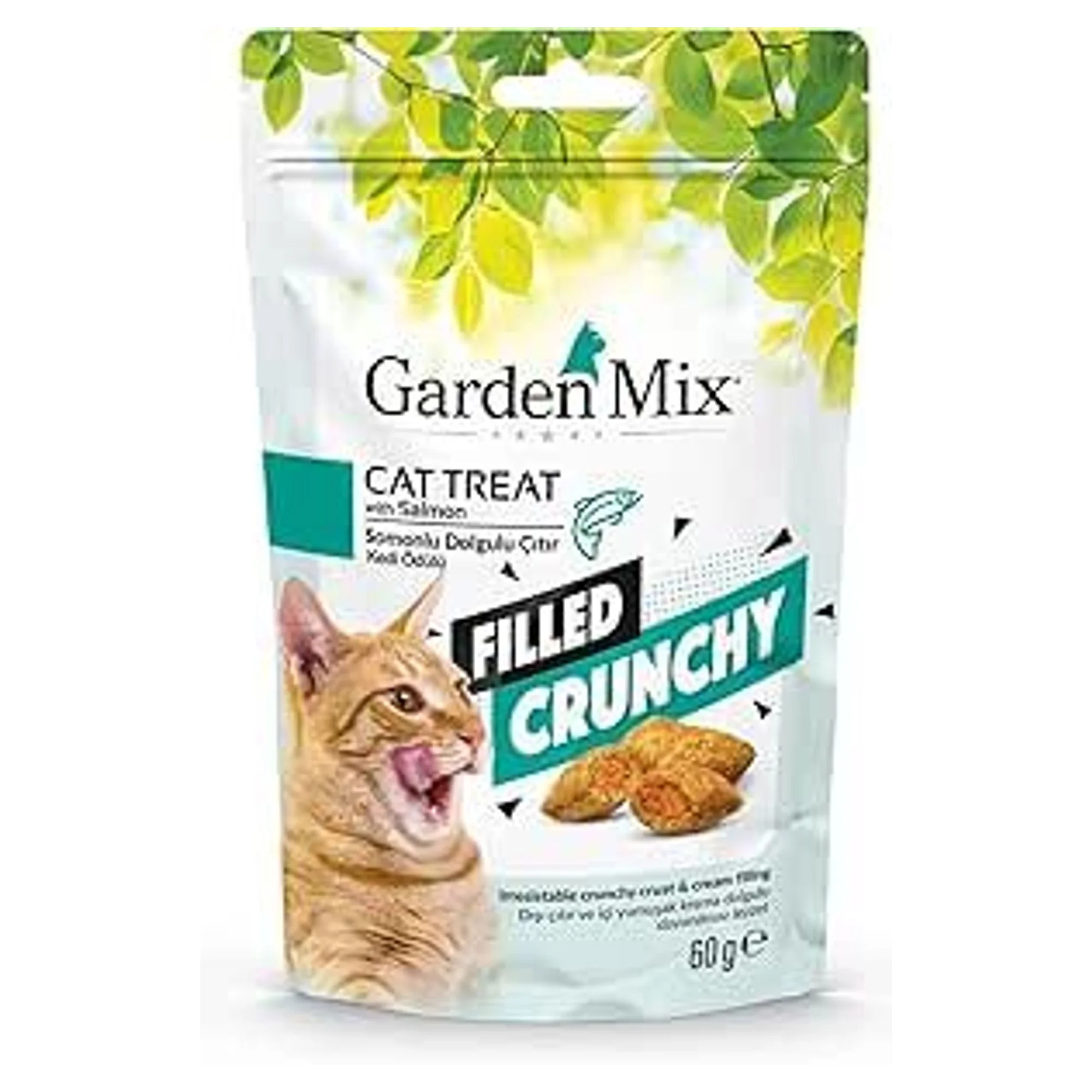 Garden Mix Gardenmix Somonlu İçi Dolgulu Kedi Ödülü 60 G