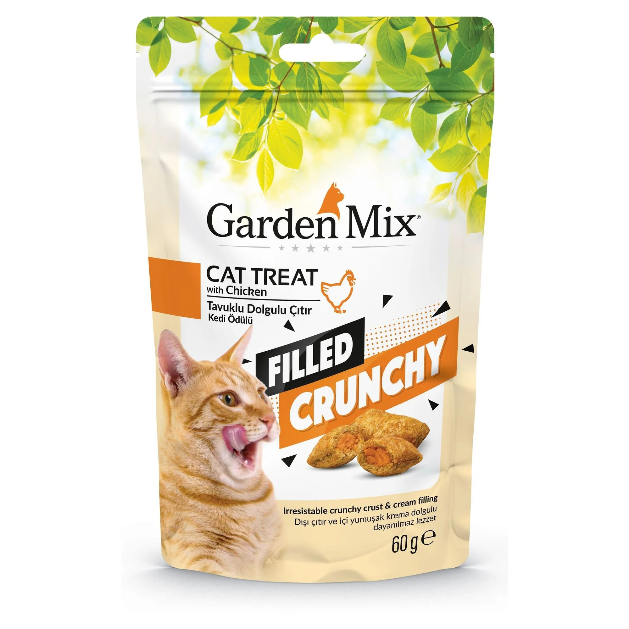 Garden Mix Garden Mix Tavuklu İçi Dolgulu Kedi Ödülü 60 G