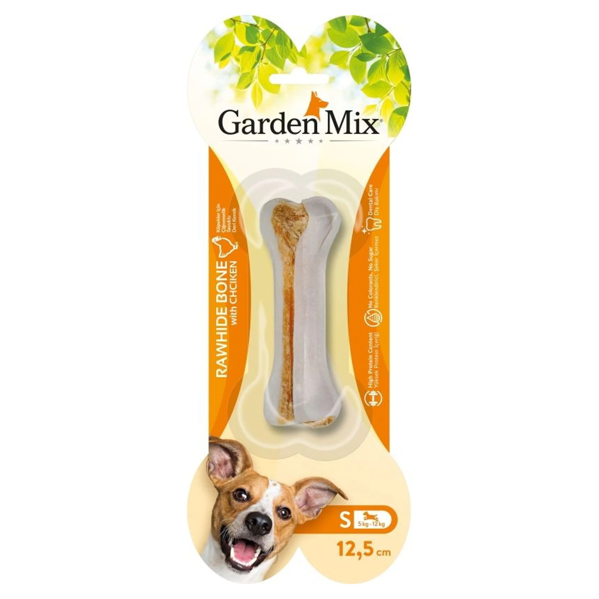 Garden Mix Tavuklu Köpek Ödül Kemiği 12.5 CM 56 G