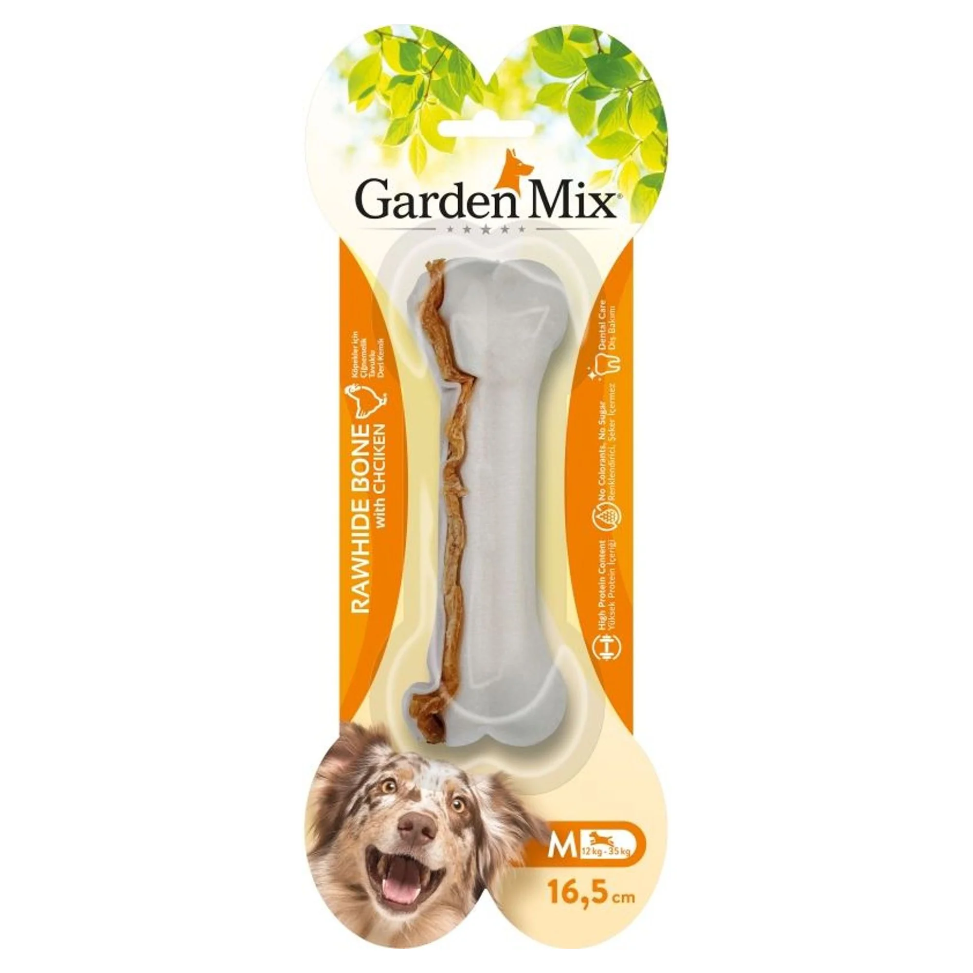 Garden Mix Tavuklu Köpek Ödül Kemiği 16.5 CM 99 G