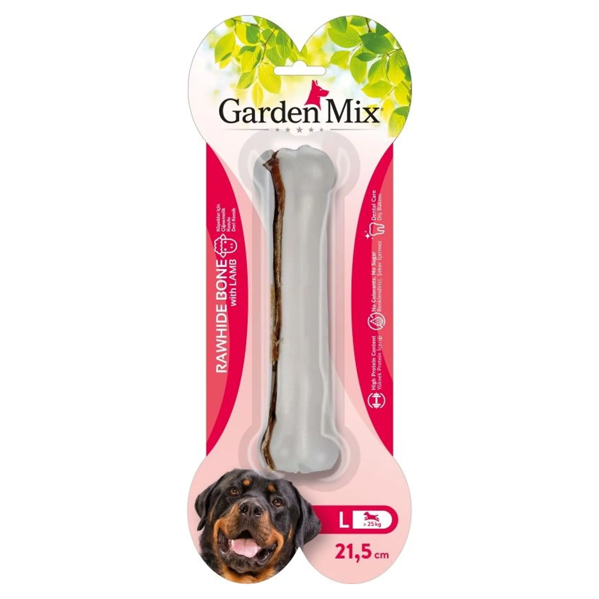 Garden Mix Kuzulu Köpek Ödül Kemiği 21.5 CM 155 G
