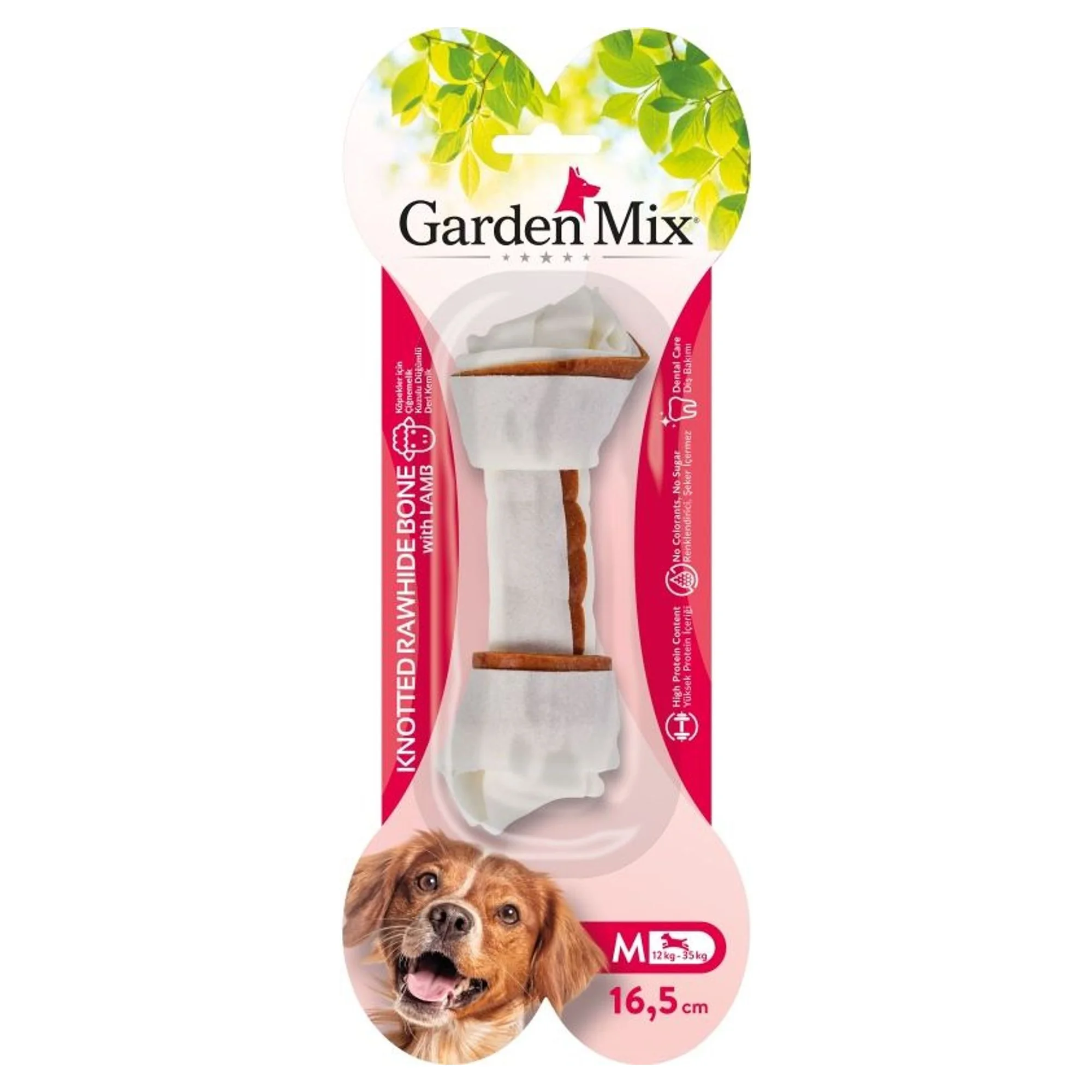 Garden Mix Kuzu Düğümlü Köpek Ödül Kemiği 70 G
