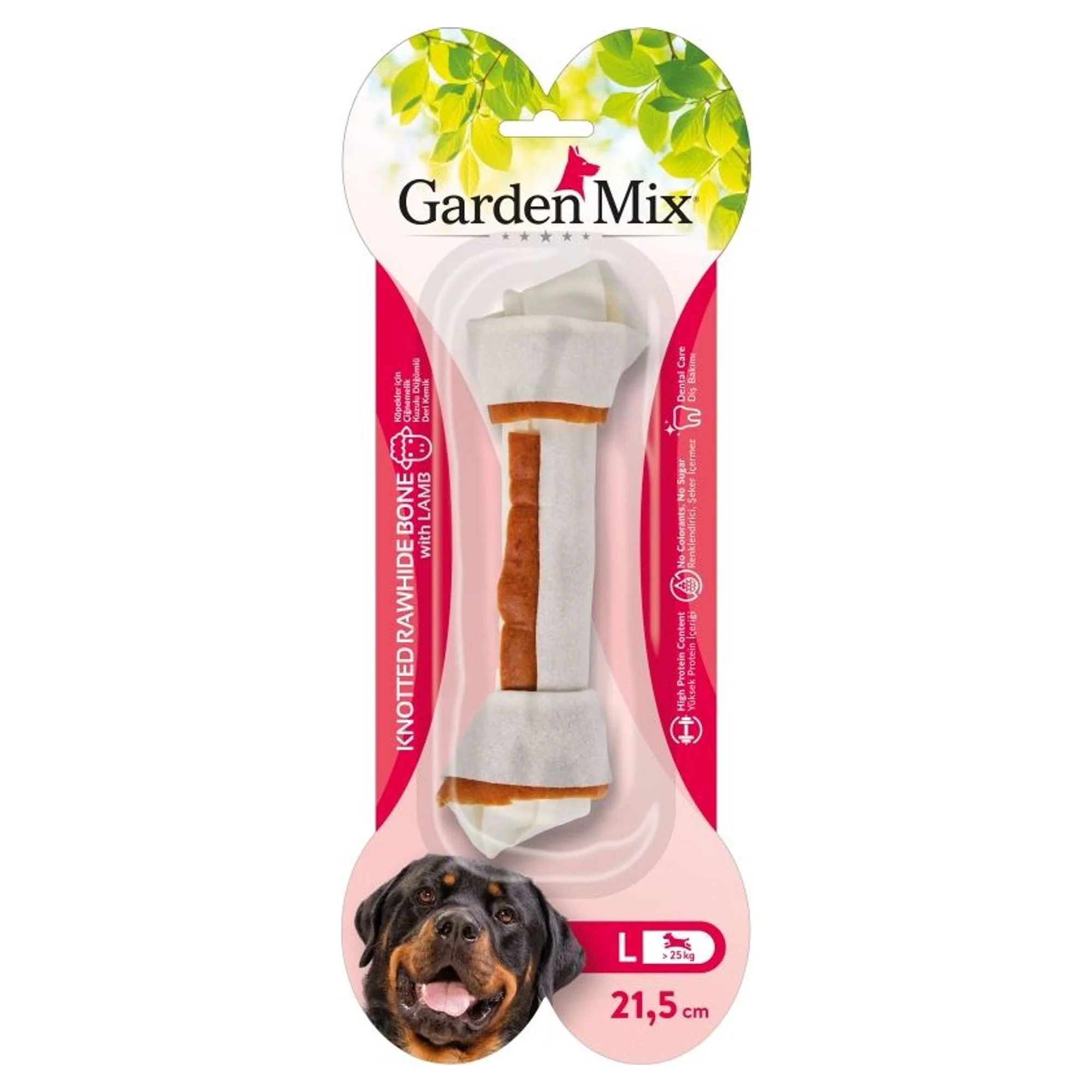 Garden Mix Kuzulu Düğümlü Köpek Ödül Kemiği 99 G