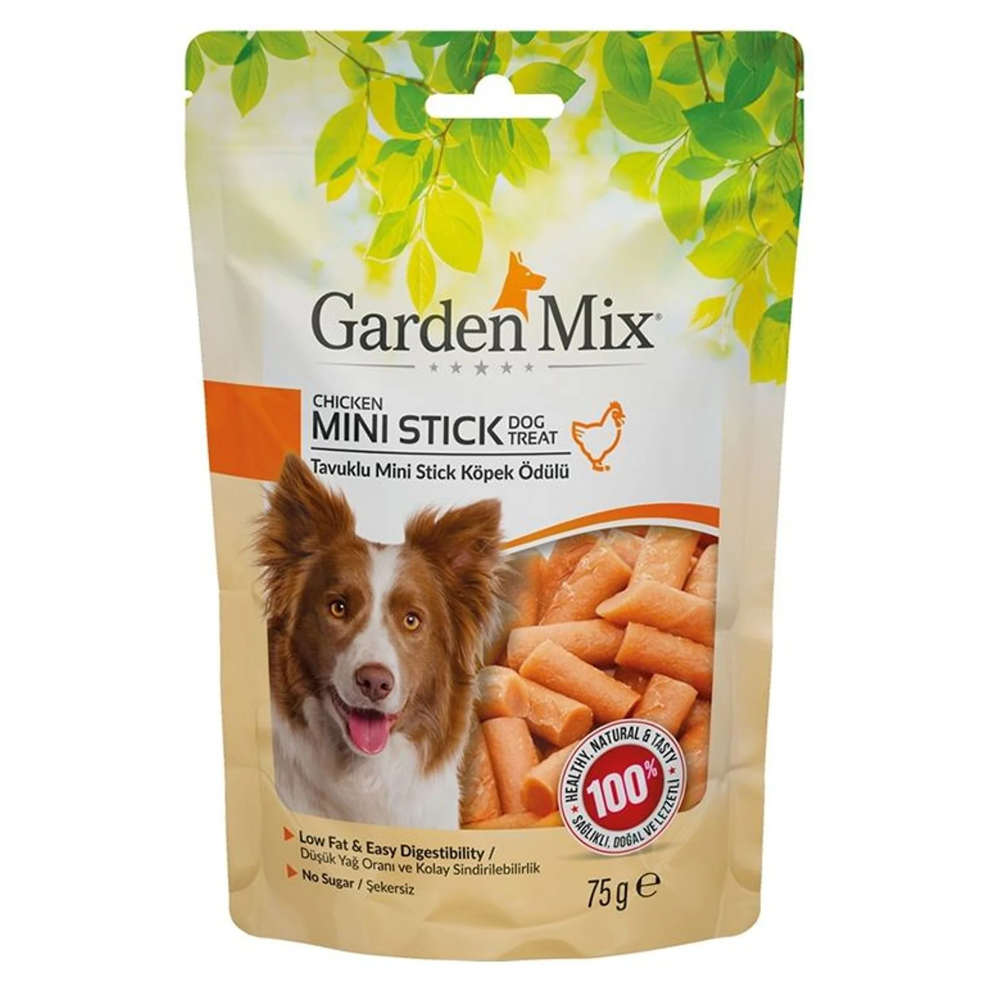 Garden Mix Garden Mix Tavuklu Mini Stick Köpek Ödülü 75 G