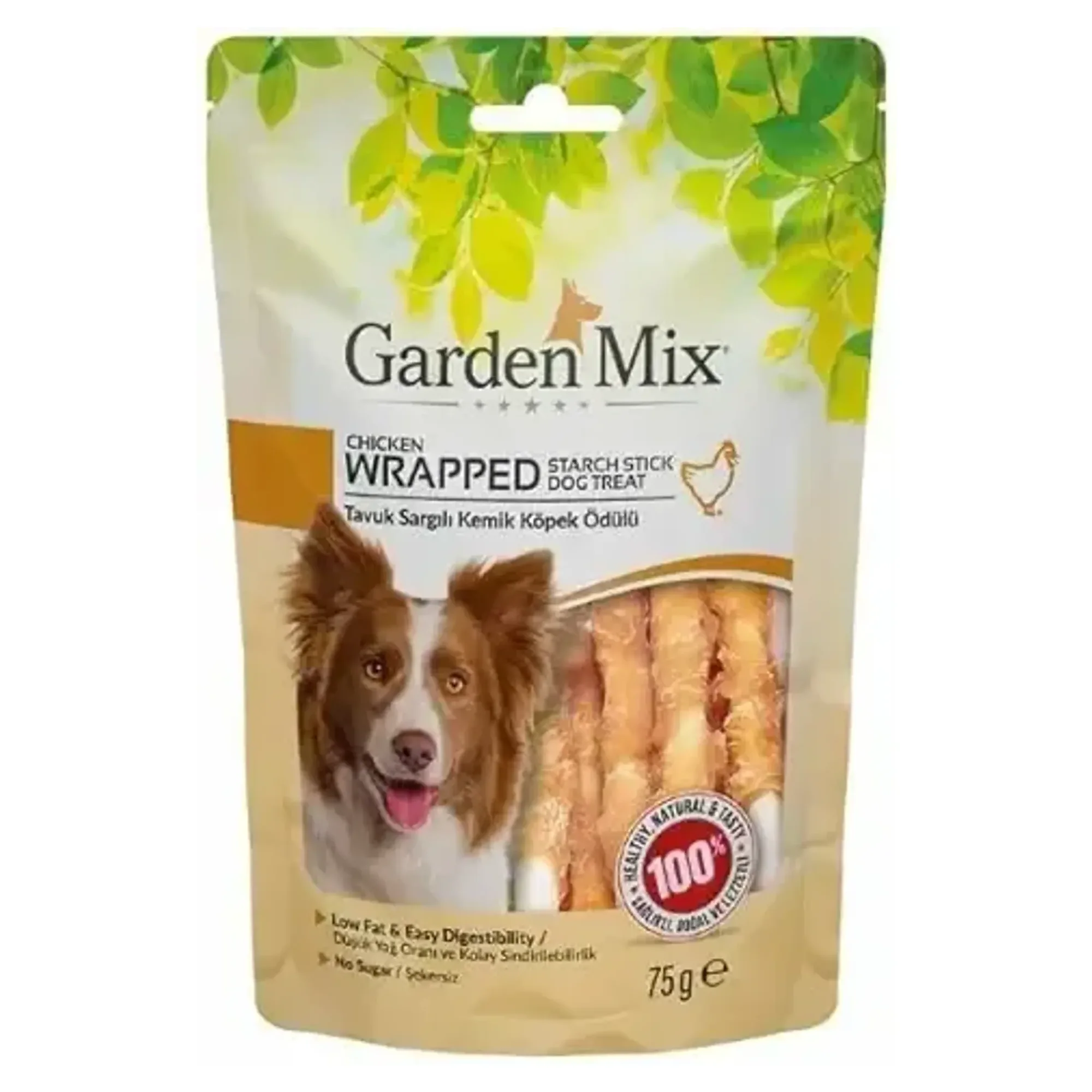 Garden Mix Garden Mix Tavuk Sargılı Kemik Köpek Ödülü 75 G