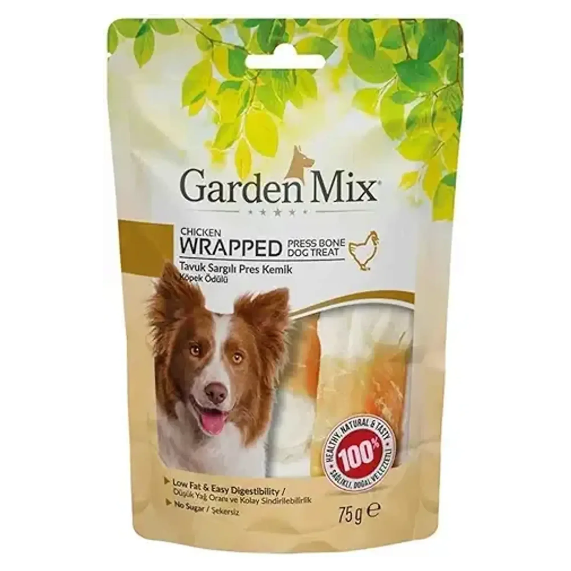 Garden Mix Garden Mix Sargılı Pres Kemik Köpek Ödülü 75 G
