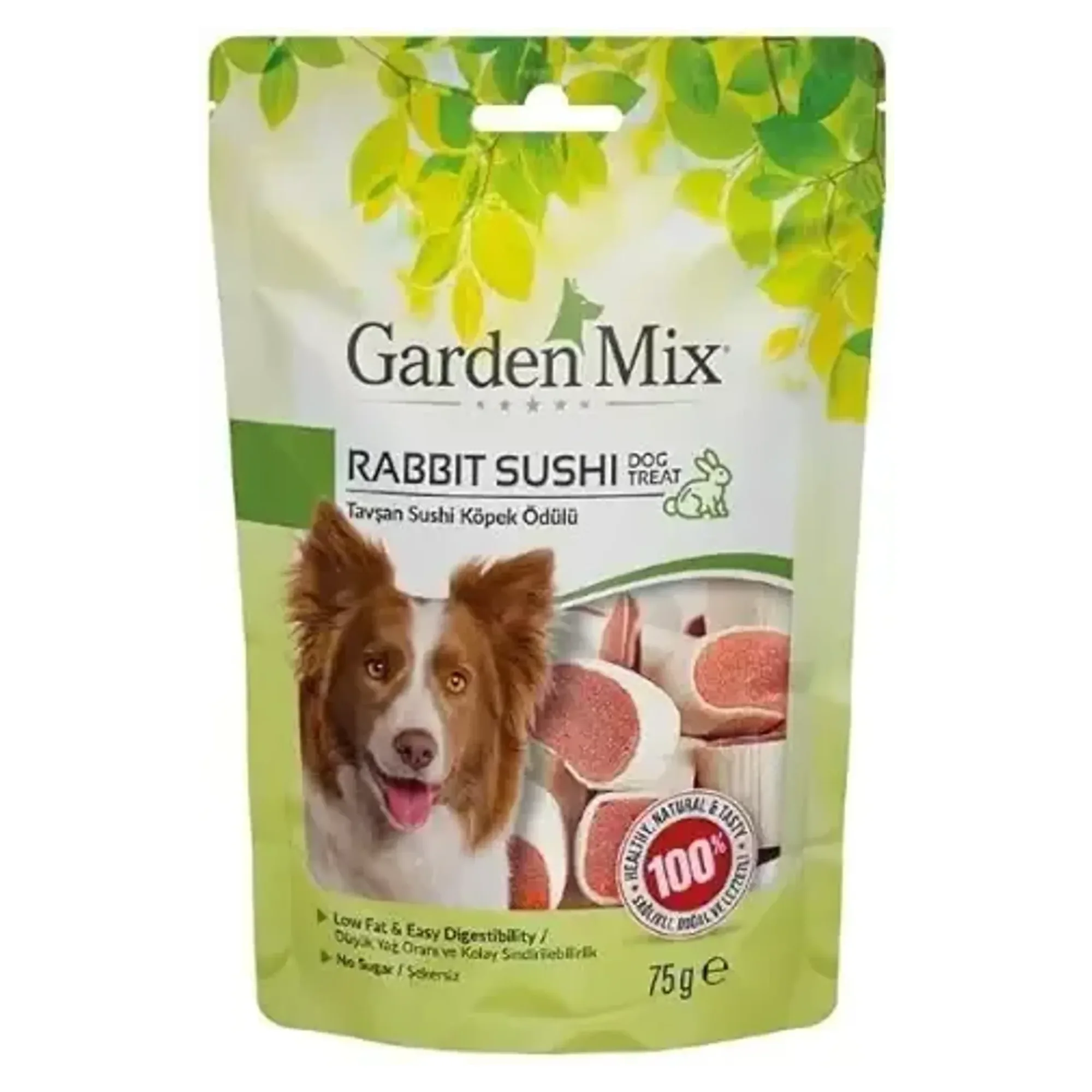 Garden Mix Garden Mix Tavşan Sushi Köpek Ödülü 75 G