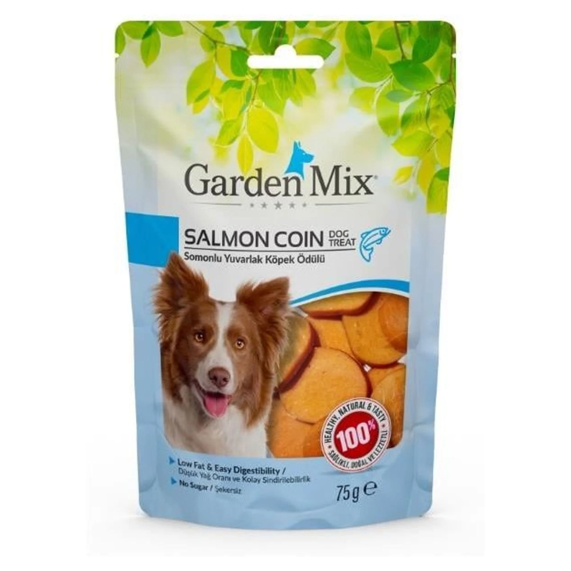 Garden Mix Garden Mix Somonlu Yuvarlak Köpek Ödülü 75G
