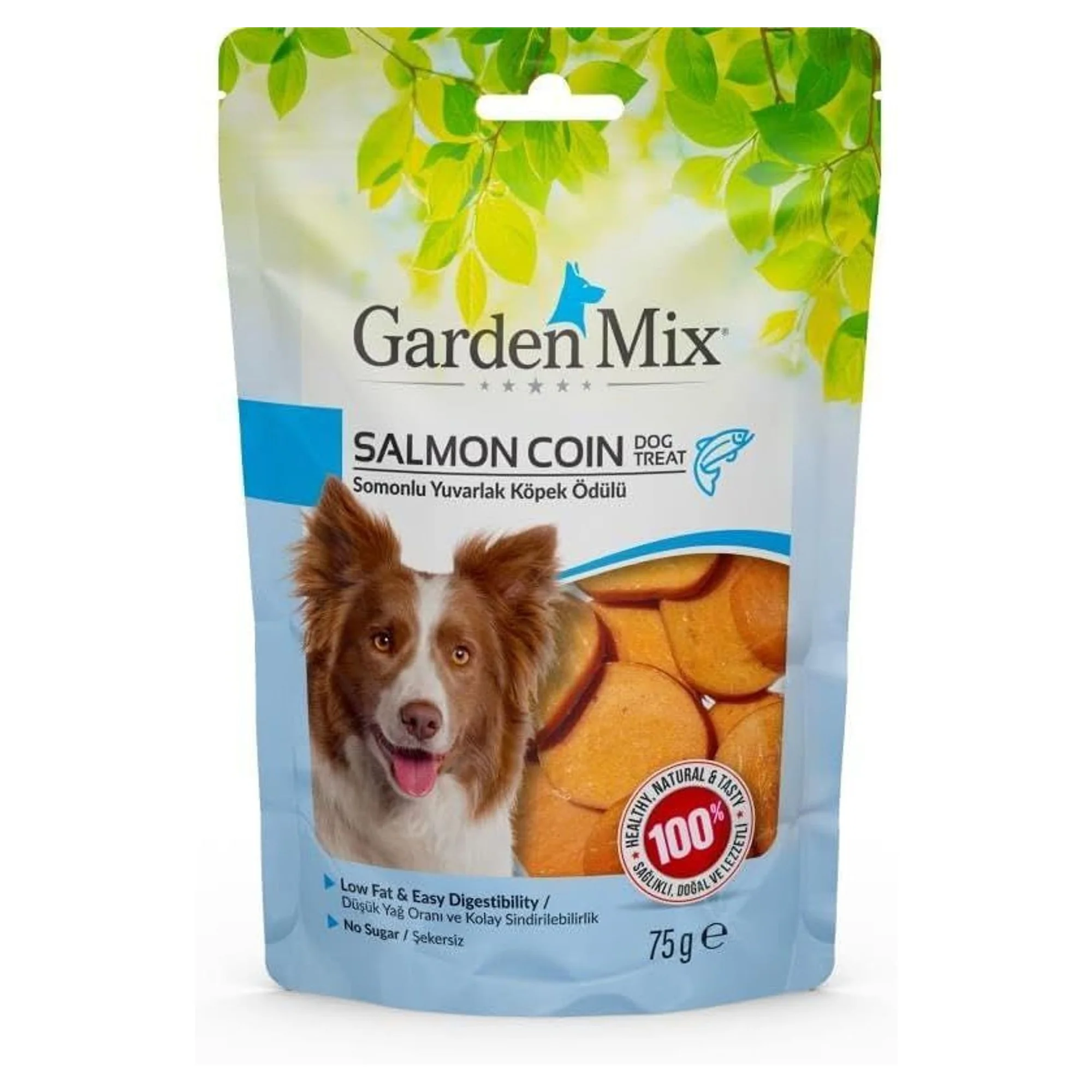 Garden Mix Somonlu Yuvarlak Köpek Ödülü 75G