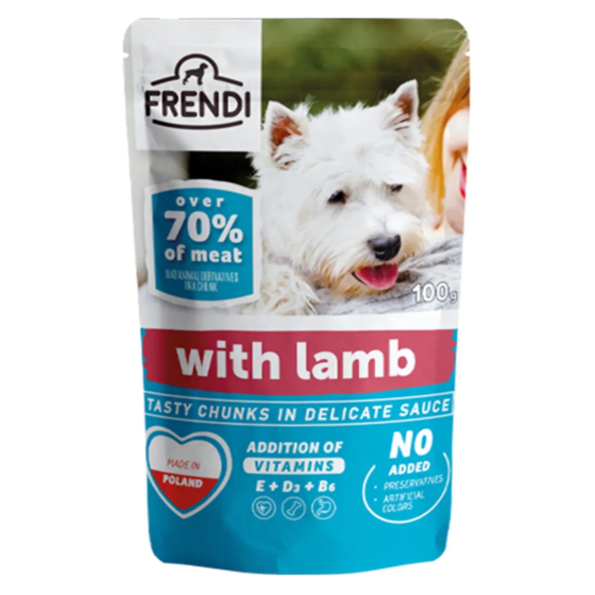 Frendi Frendi Kuzu Soslu Yetişkin Köpek Yaş Mama 100 G