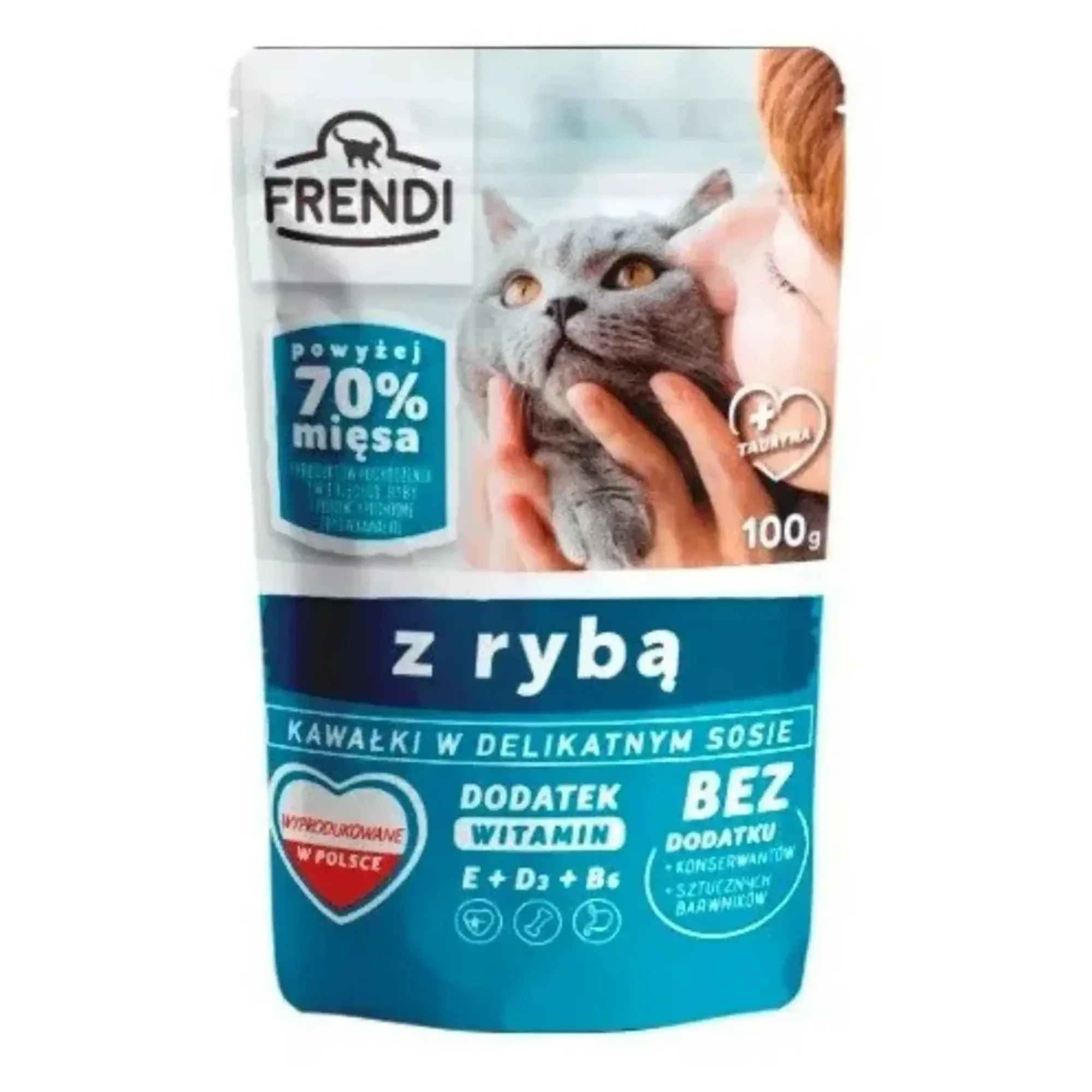 Frendi Frendi Balık Soslu Yetişkin Kedi Yaş Mama 100 G