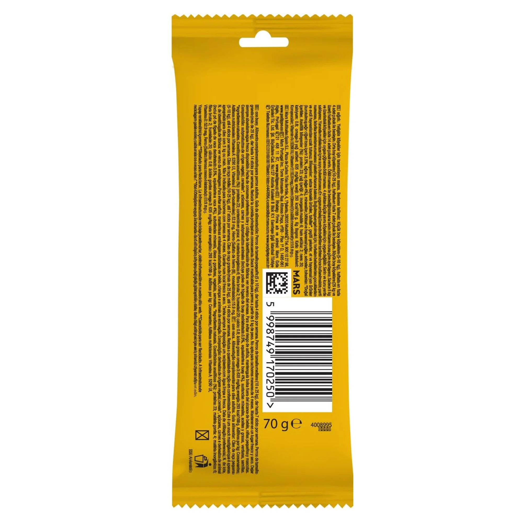 Pedigree Rodeo Yetişkin Köpek Ödül Maması 70 G — Atıştırmalık, 75 g — Görsel 2
