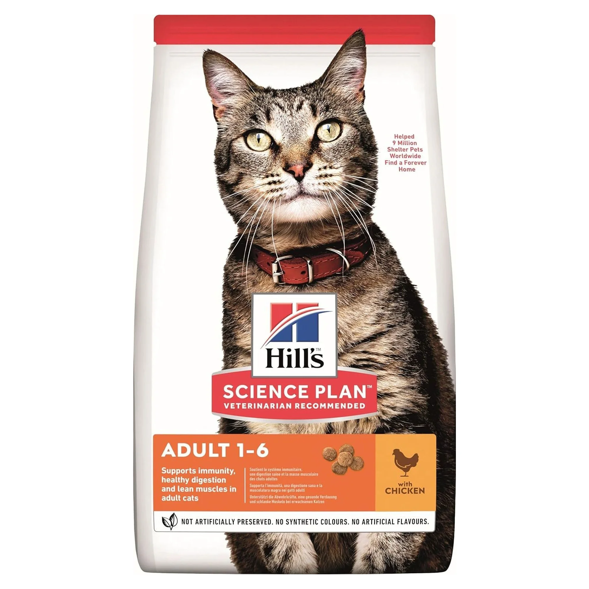 Hill's Science Plan Hill's Adult 1-6  Tavuklu Yetişkin Kedi Maması 3 KG