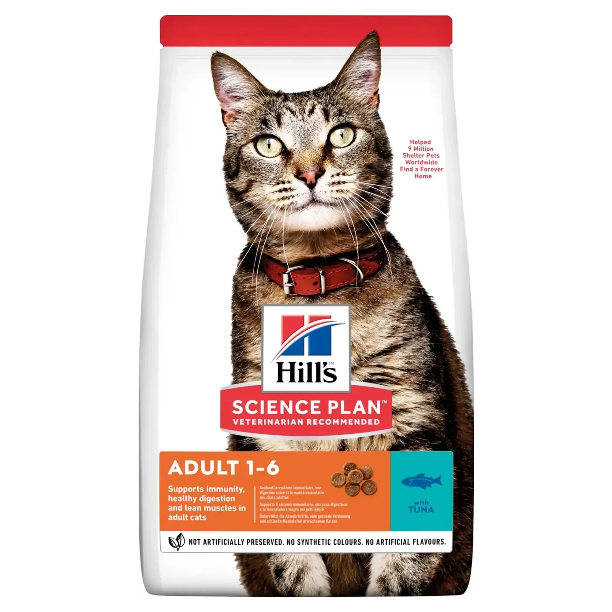 Hill's Science Plan Hill's Adult 1-6 Yaş Ton Balıklı Yetişkin Kedi Maması 1.5 KG