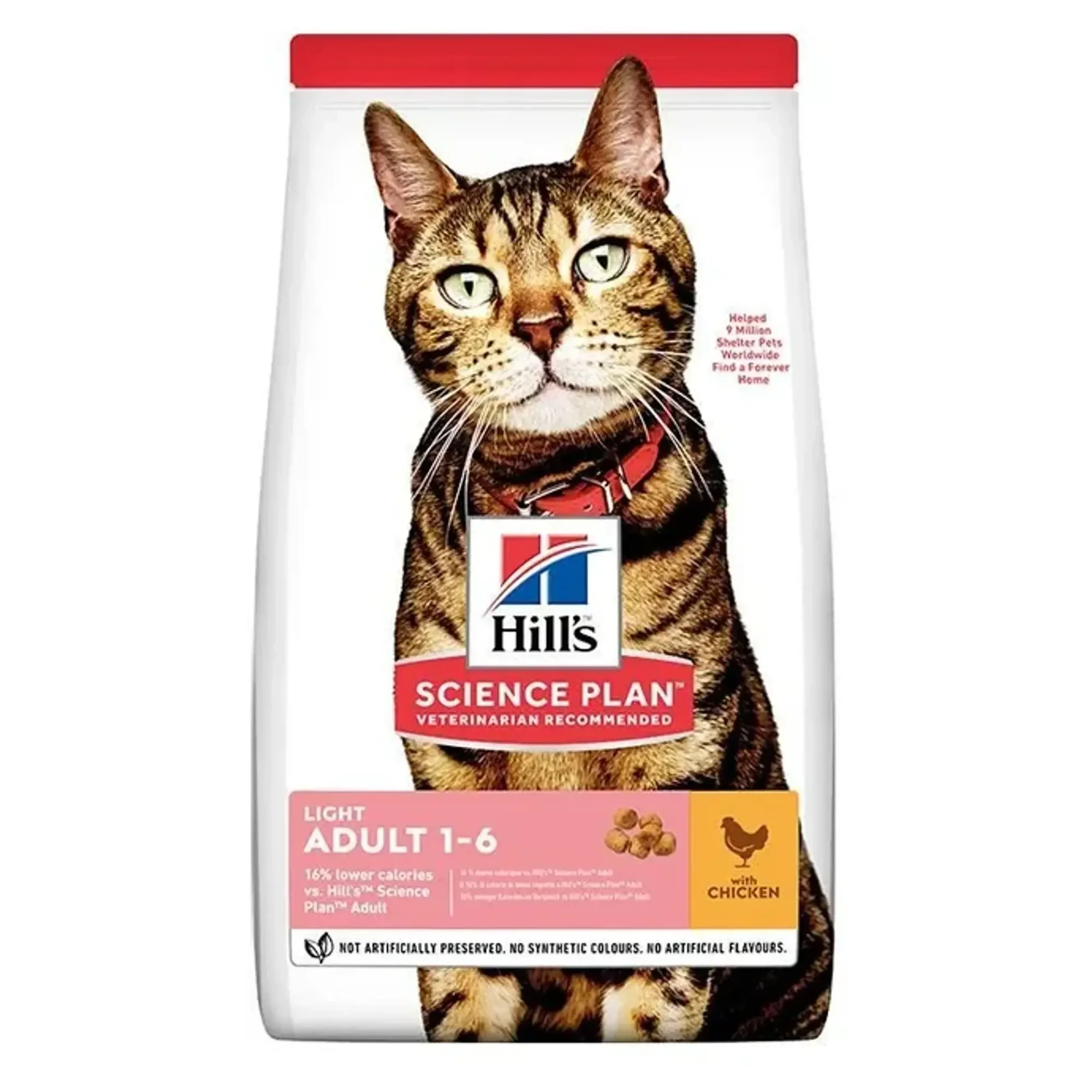 Hill's Science Plan Hill's Adult 1-6 Yaş Light Tavuklu Yetişkin Kedi Maması 1.5 KG