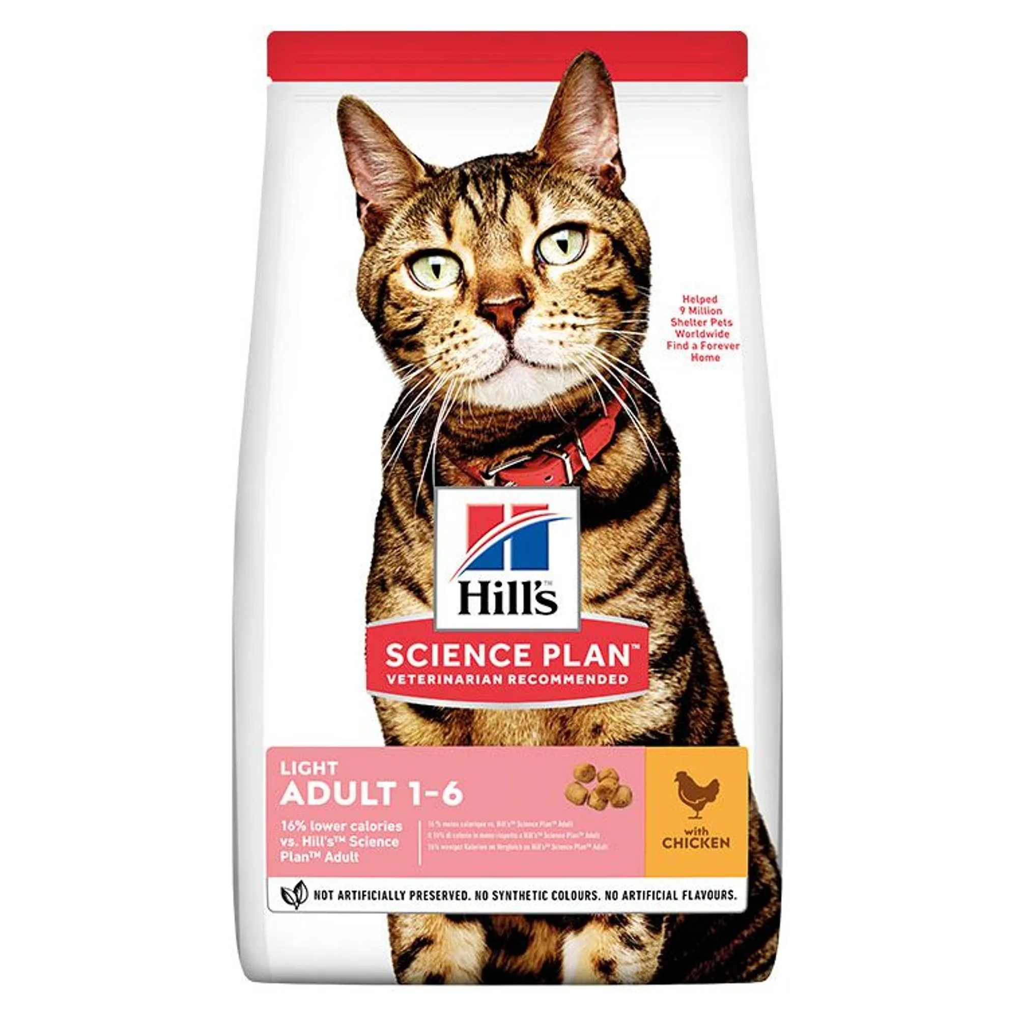 Hill's Science Plan Hill's Adult 1-6 Yaş Light Tavuklu Yetişkin Kedi Maması 3 KG