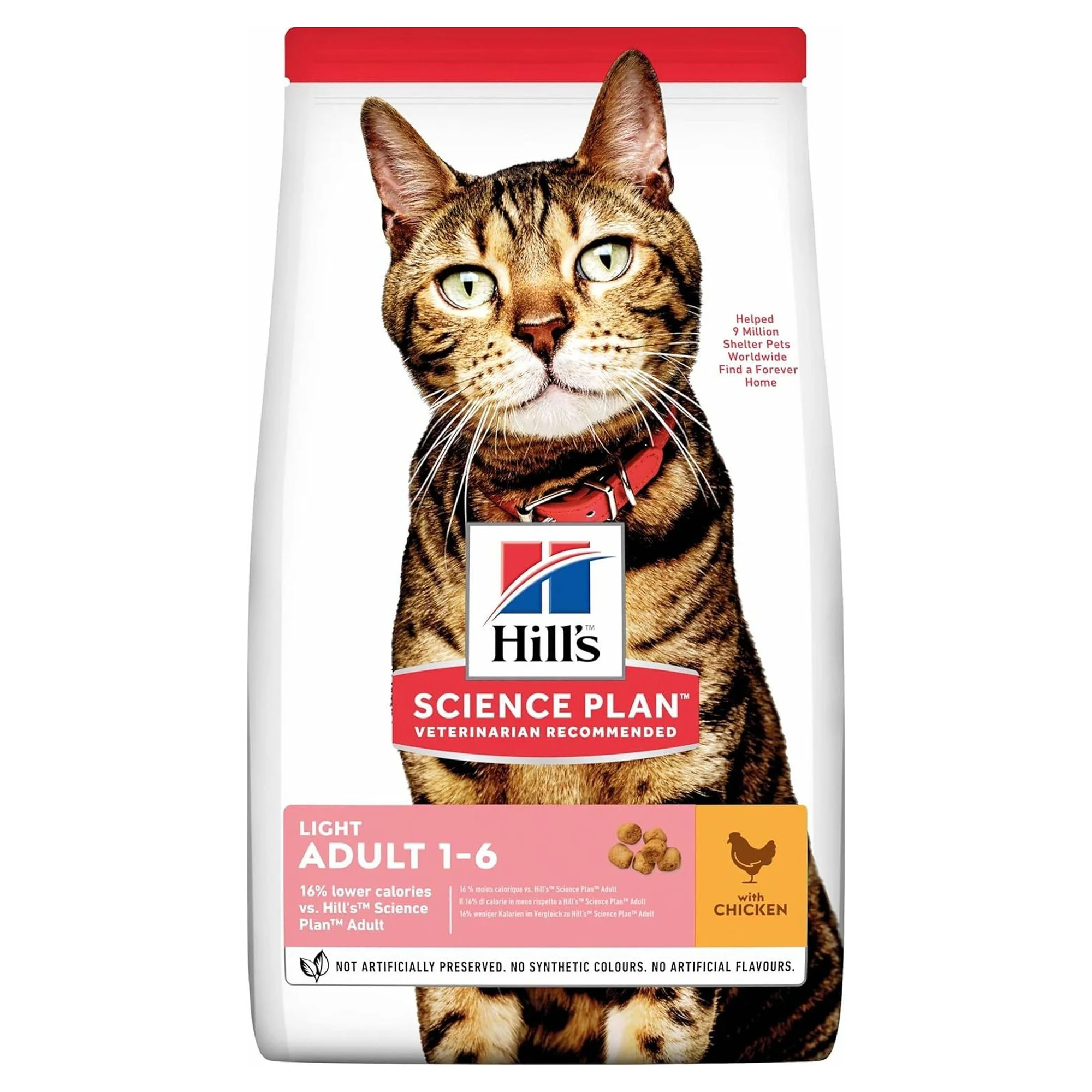 Hill's Science Plan Hill's Adult 1-6 Yaş Light Tavuklu Yetişkin Kedi Maması 3 KG