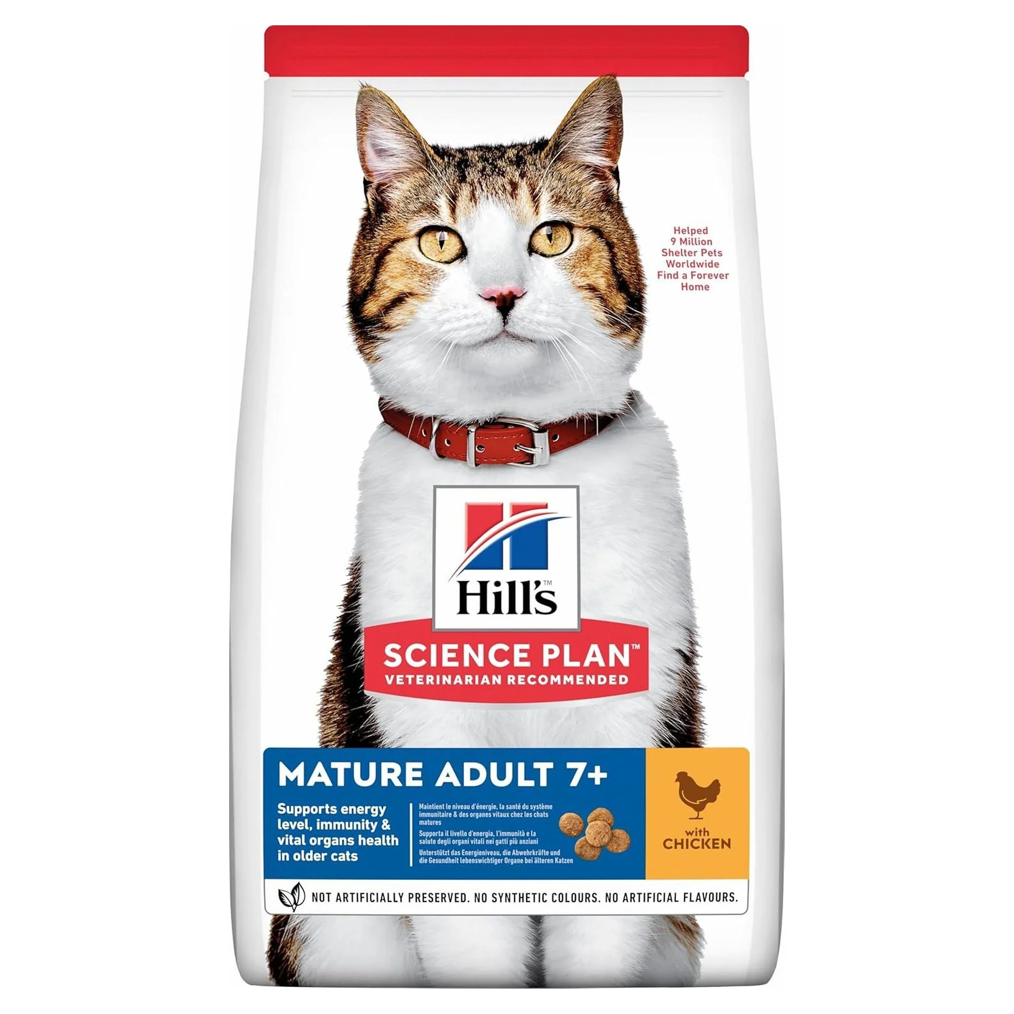 Hill's Science Plan Hill's Mature Adult 7+ Yaş Tavuklu Yaşlı Kedi Maması 1.5 KG