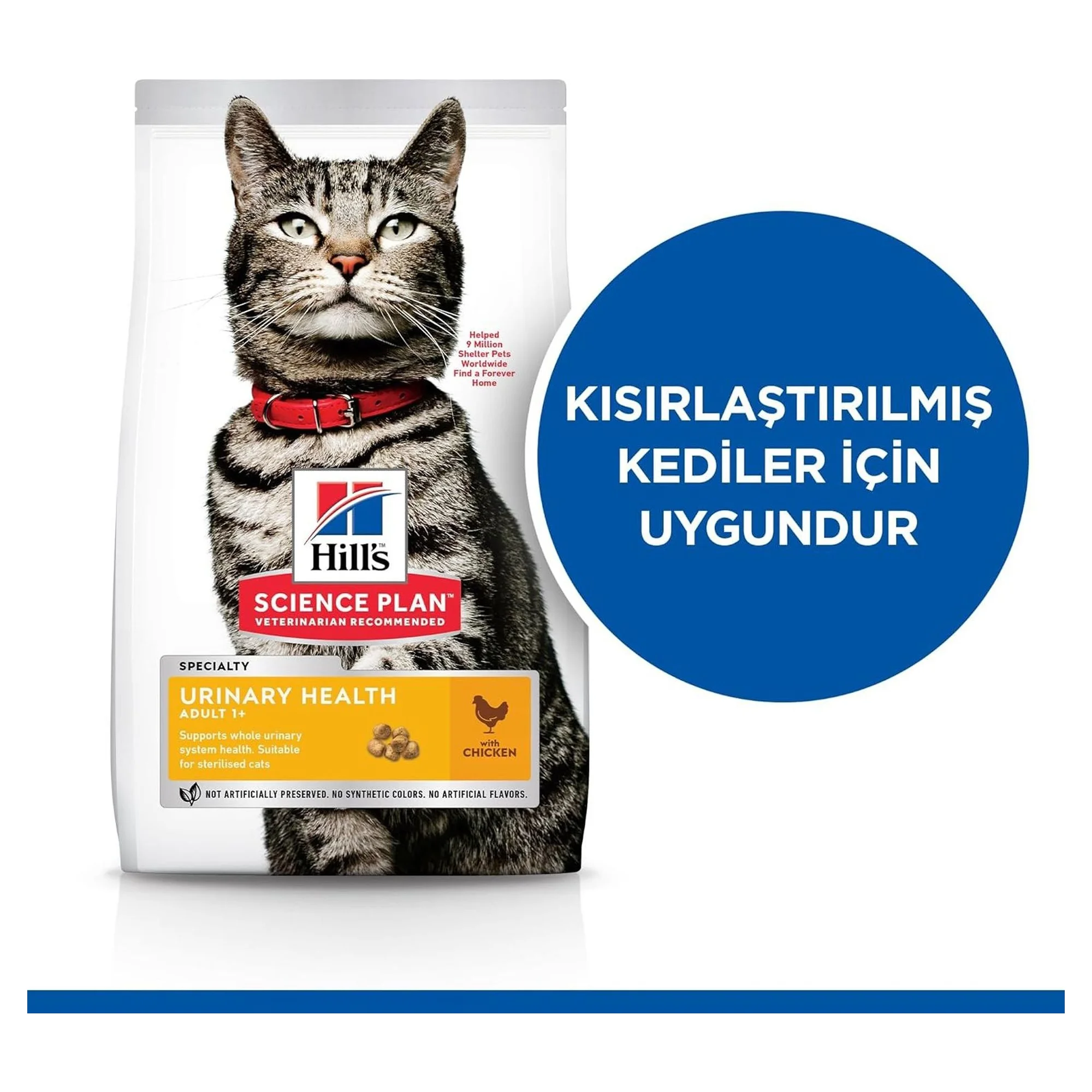 Hill's Science Plan Hill's Adult 1+ Urinary Health 1.5 Kg — Yetişkin, 1.5 kg — Görsel 3