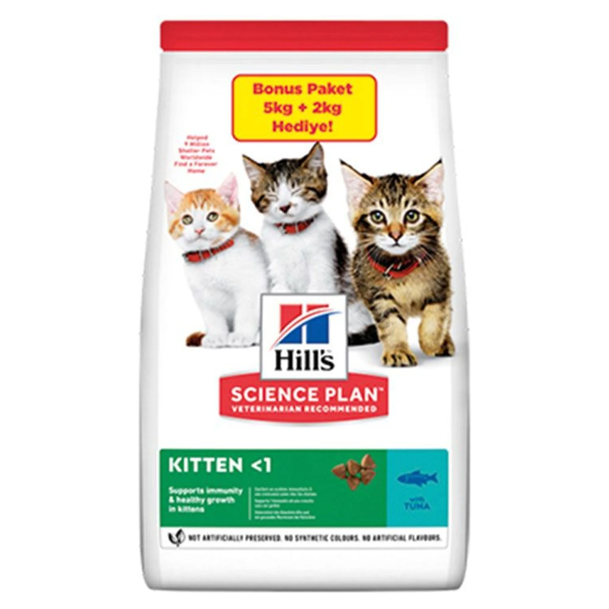 Hill's Science Plan Hill's Ton Balıklı Yavru Kedi Maması 5+2 KG