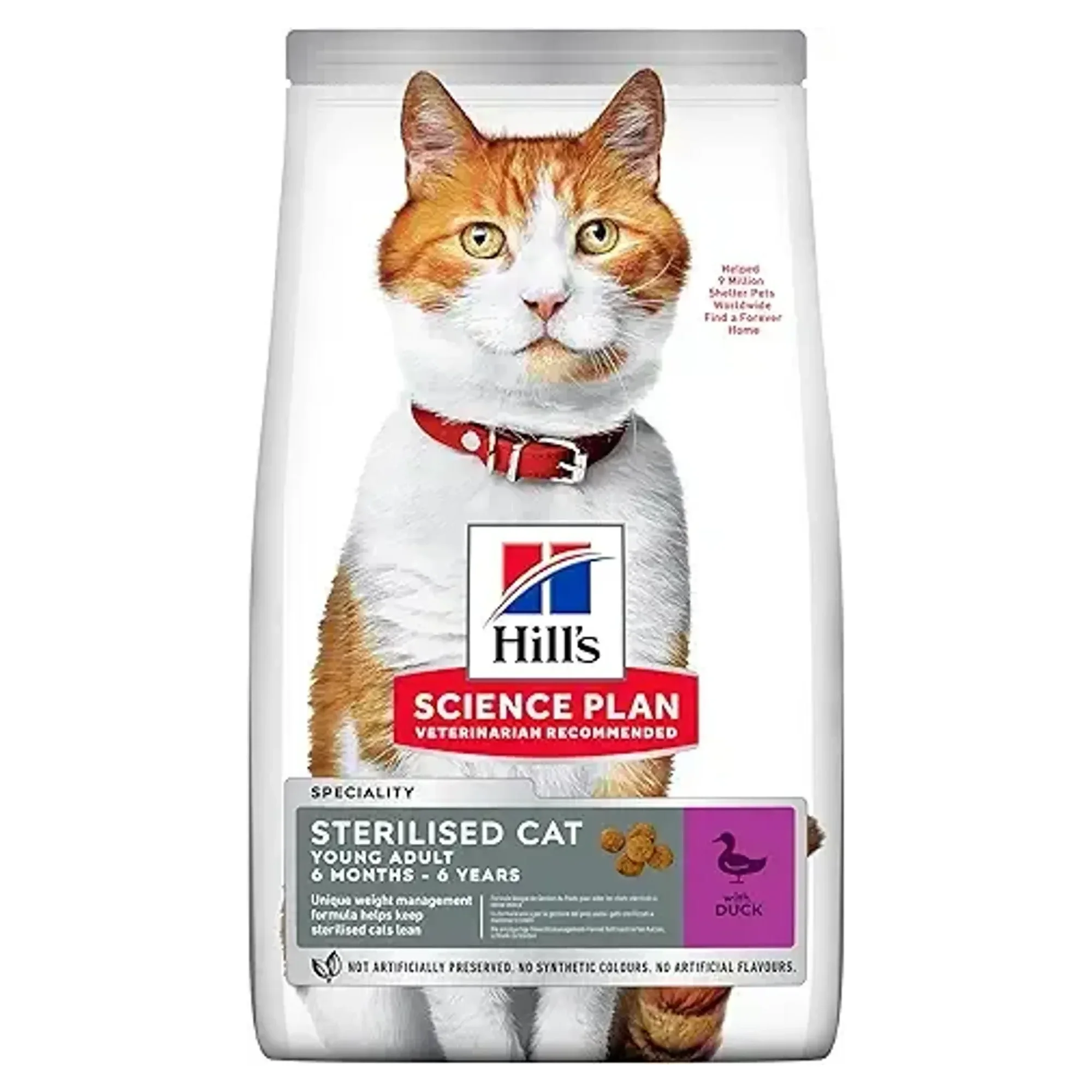Hill's Science Plan Hill's 6 Ay+ Ördekli Kısırlaştırılmış Genç Yetişkin Kedi Maması 1.5 KG