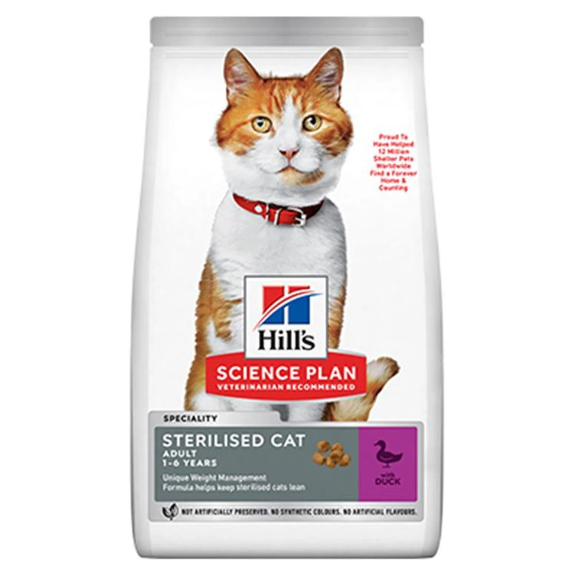 Hill's Science Plan Hill's Ördekli Kısırlaştırılmış Yetişkin Kedi Maması 3KG