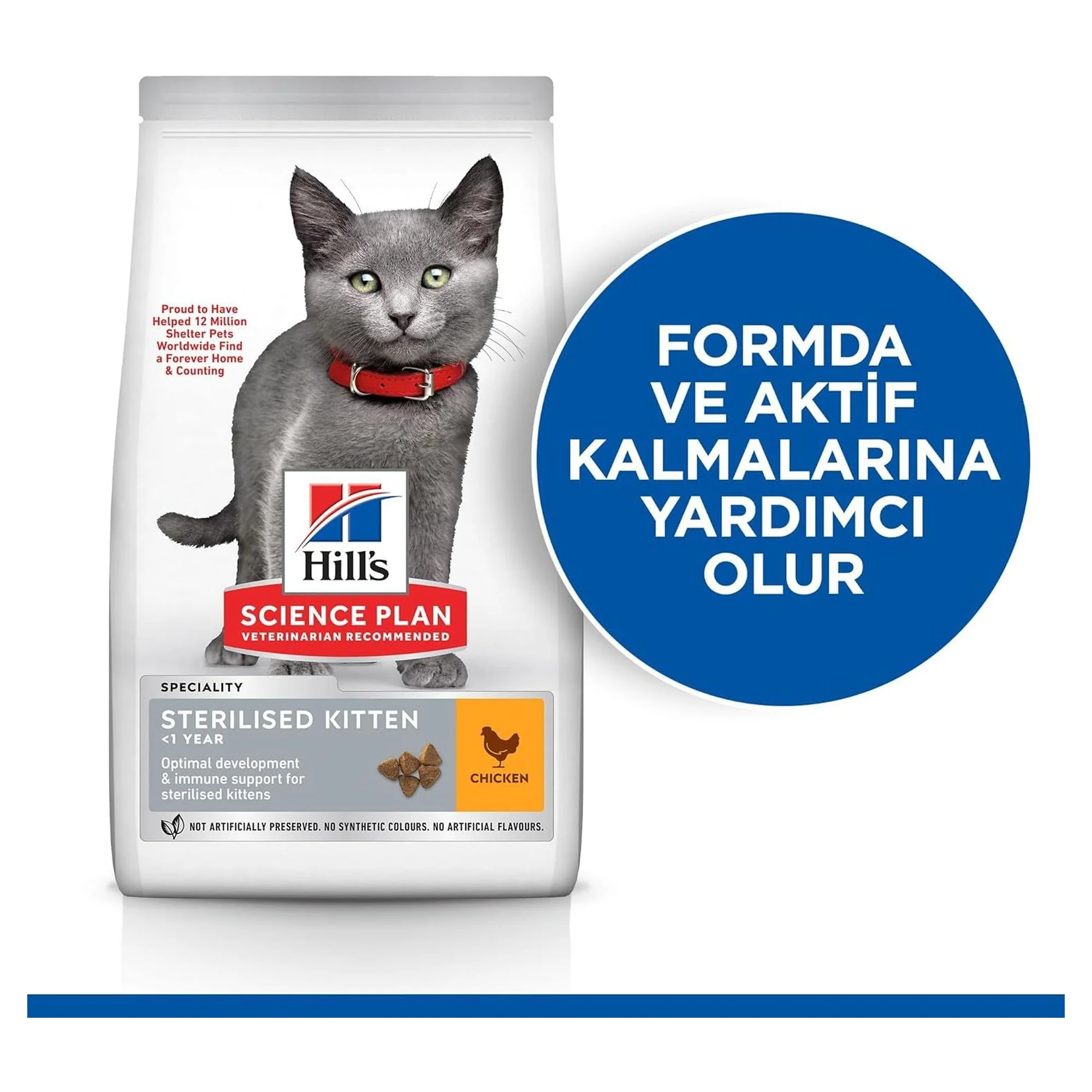 Hill's Science Plan Hill's Tavuklu Kısırlaştırılmış Yavru Kedi Maması 10 KG — 10.1 kg — Görsel 2