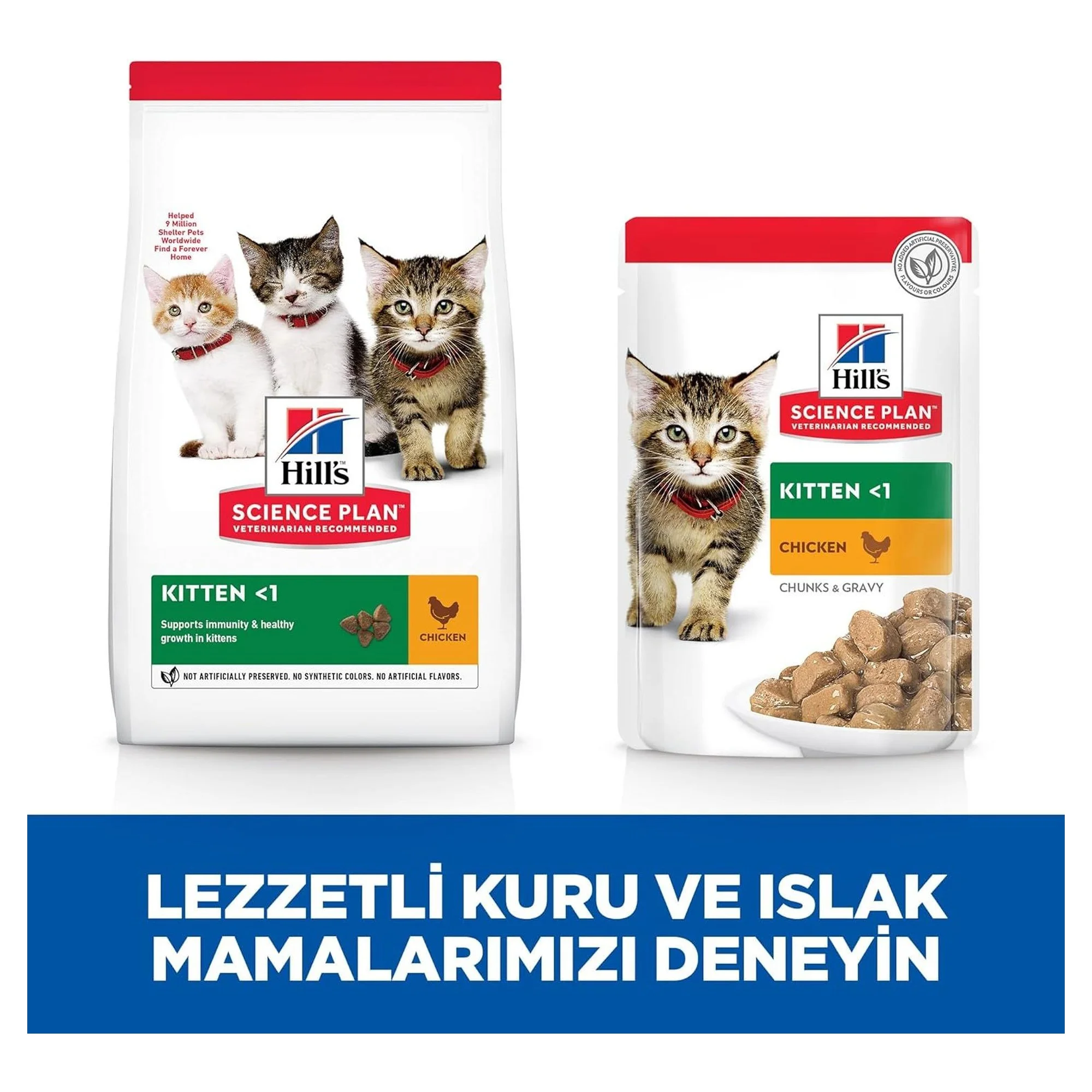 Hill's Science Plan Hill's Tavuklu Yavru Kedi Maması 1.5 KG — Kısırlaştırılmış, 1.6 kg — Görsel 4