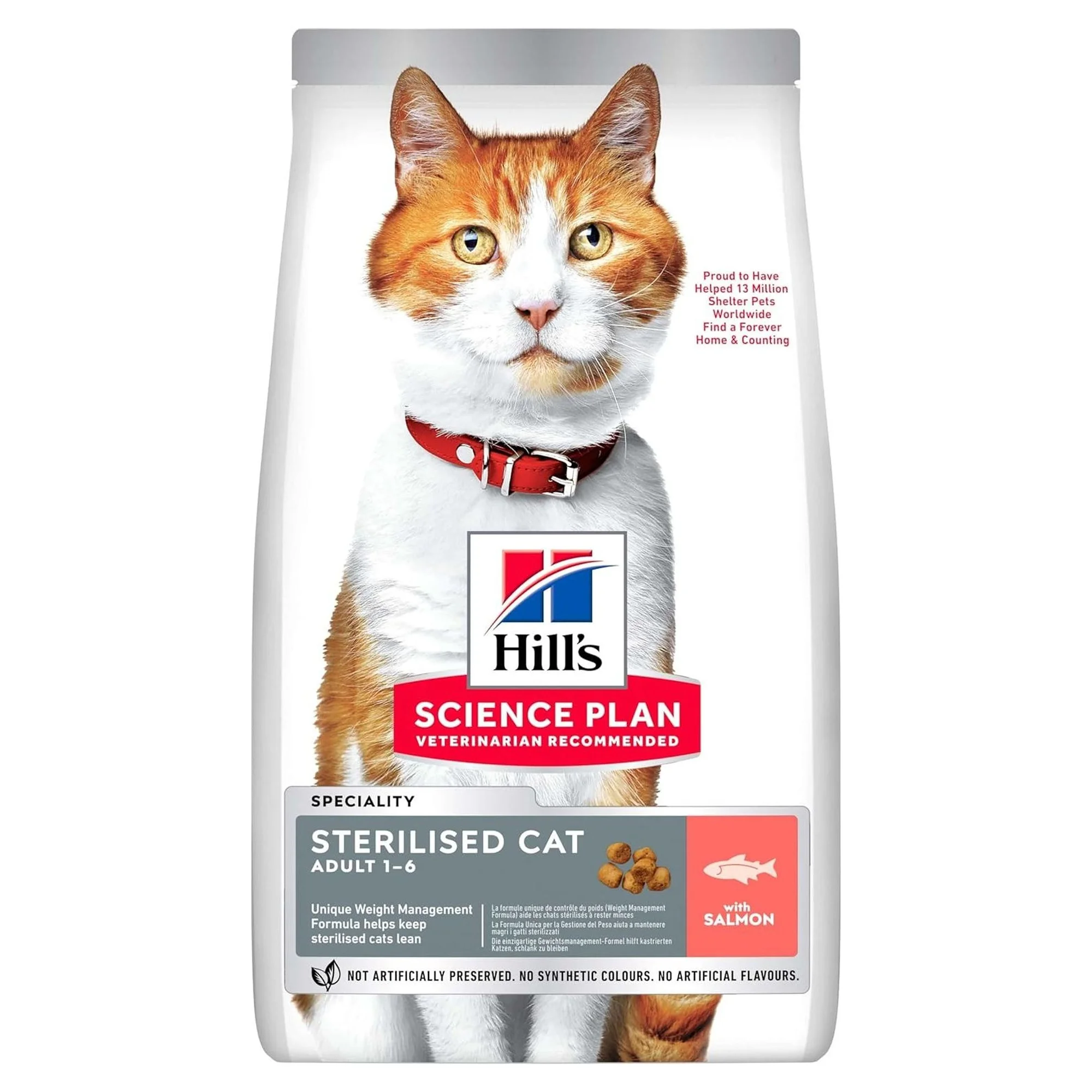 Hill's Science Plan Hill's Somonlu Kısırlaştırılmış Yetişkin Kedi Maması 8+2 KG