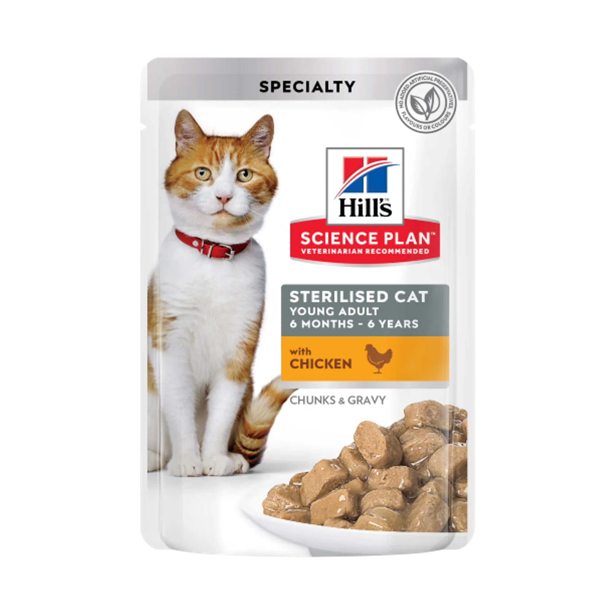Hill's Science Plan Hill's Tavuklu Pouch Kısırlaştırılmış Yetişkin Kedi Maması 85 G