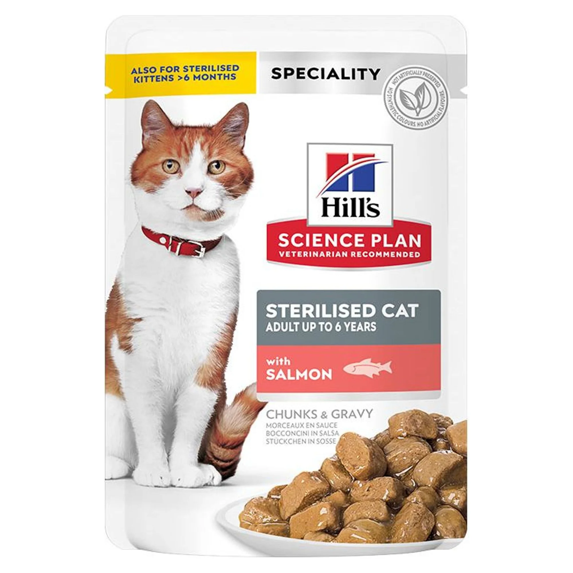 Hill's Science Plan Hill's Somonlu Pouch Kısırlaştırılmış Yetişkin Kedi Maması 85 G