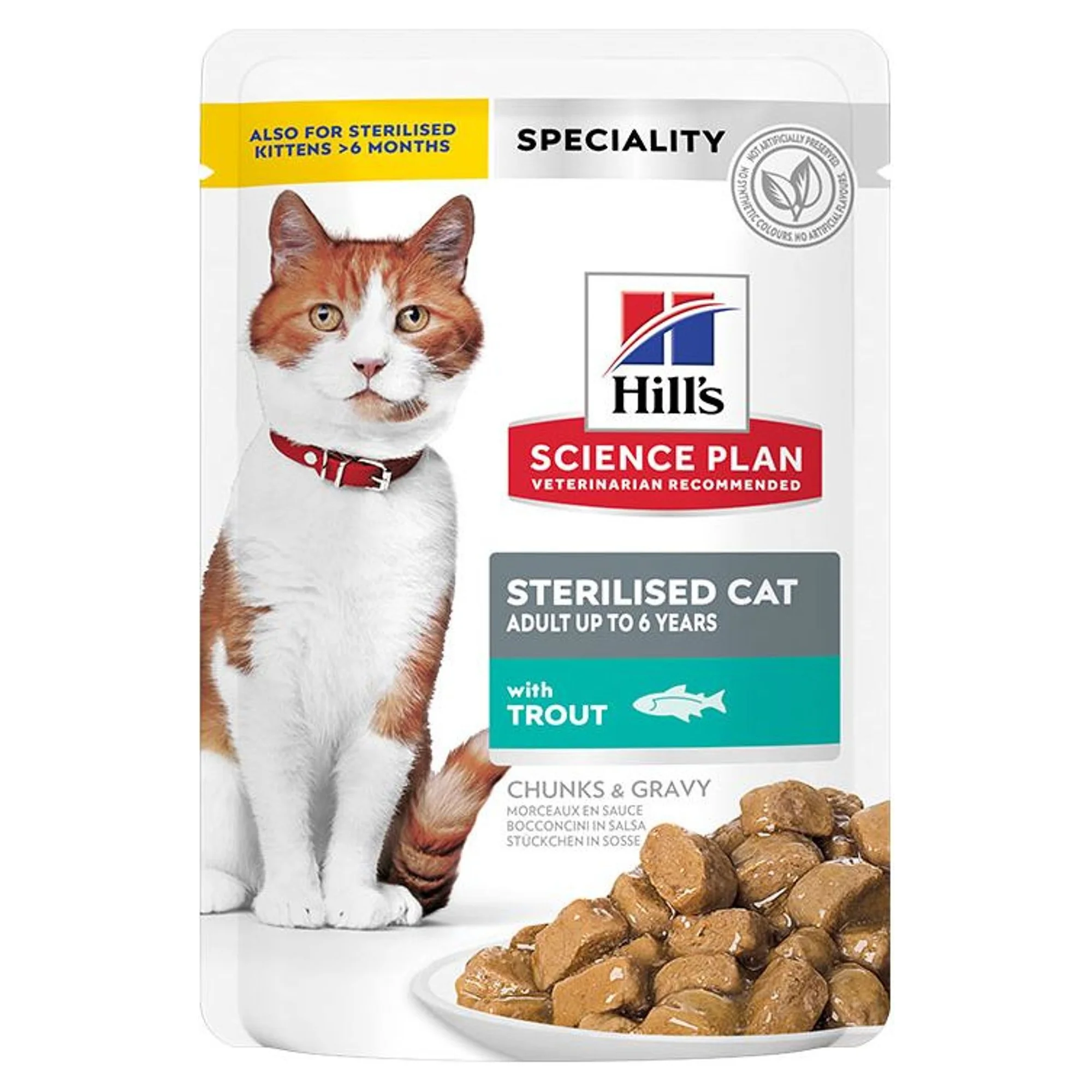 Hill's Science Plan Hill's Alabalıklı Pouch Kısırlaştırılmış Kedi Maması 85 G